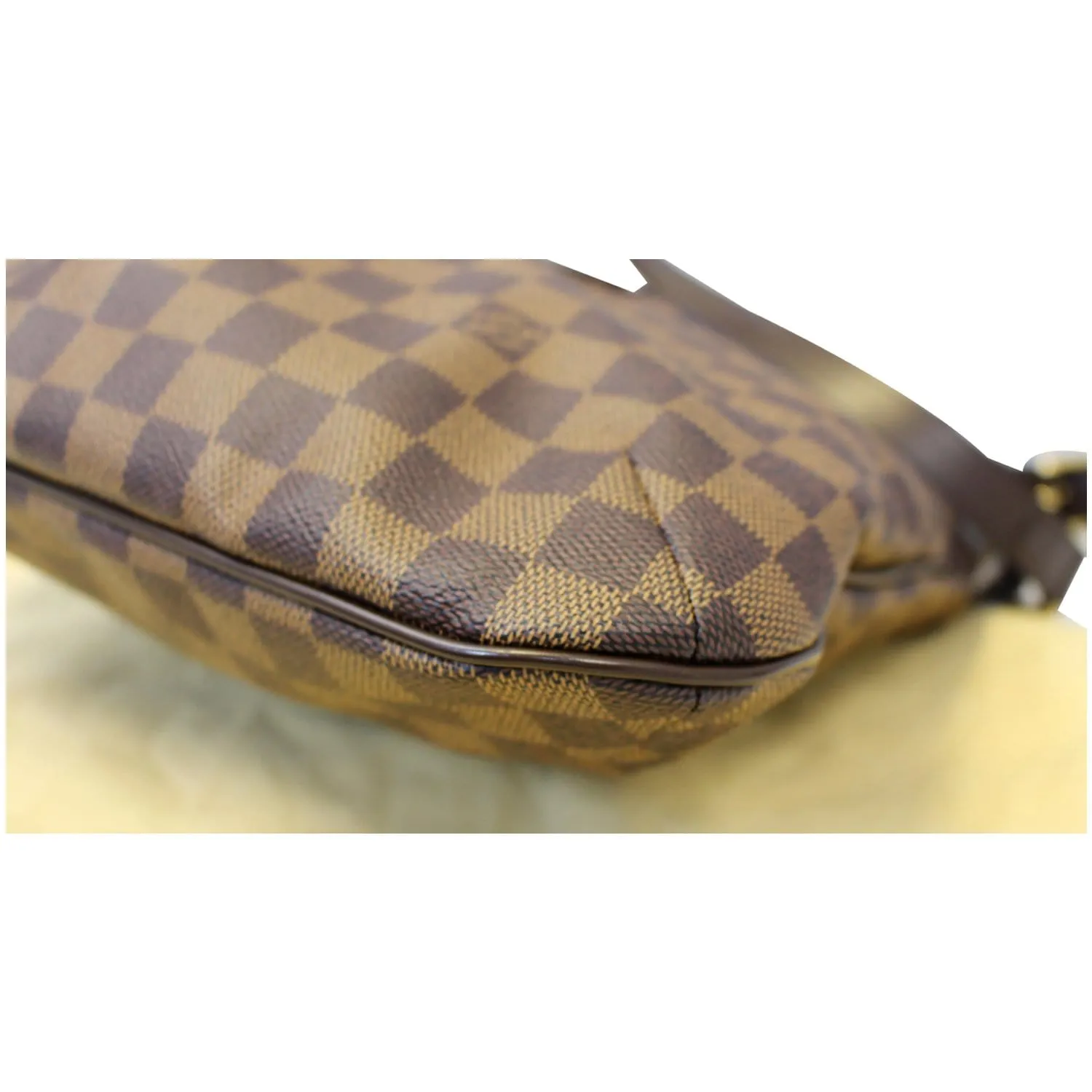 LOUIS VUITTON Bloomsbury PM Damier Ebene Crossbody Bag Brown