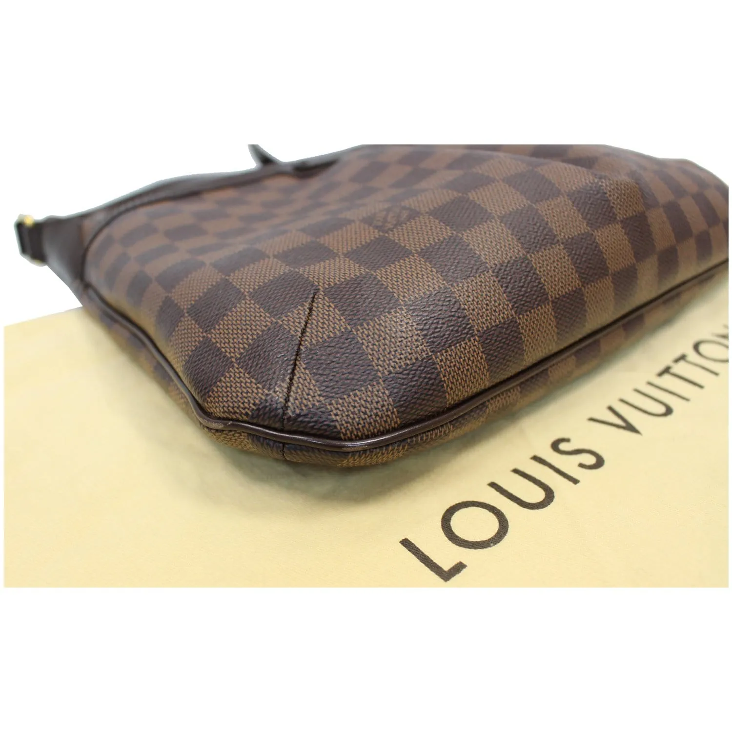 LOUIS VUITTON Bloomsbury PM Damier Ebene Crossbody Bag Brown