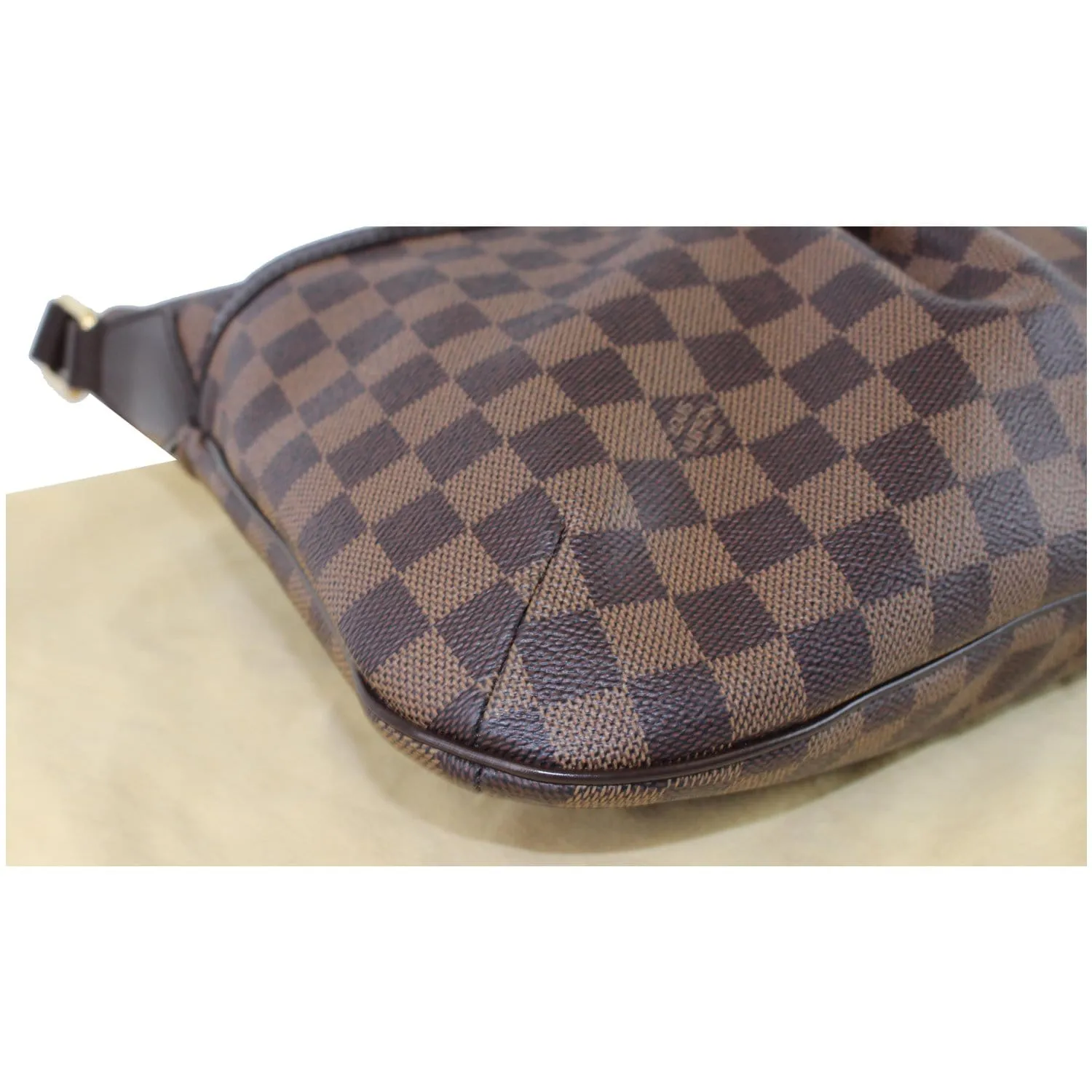 LOUIS VUITTON Bloomsbury PM Damier Ebene Crossbody Bag Brown