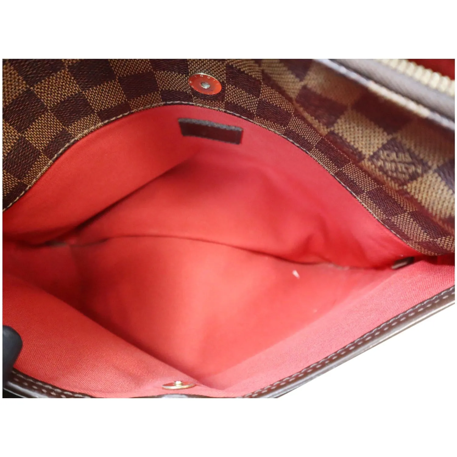 LOUIS VUITTON Bloomsbury PM Damier Ebene Crossbody Bag Brown