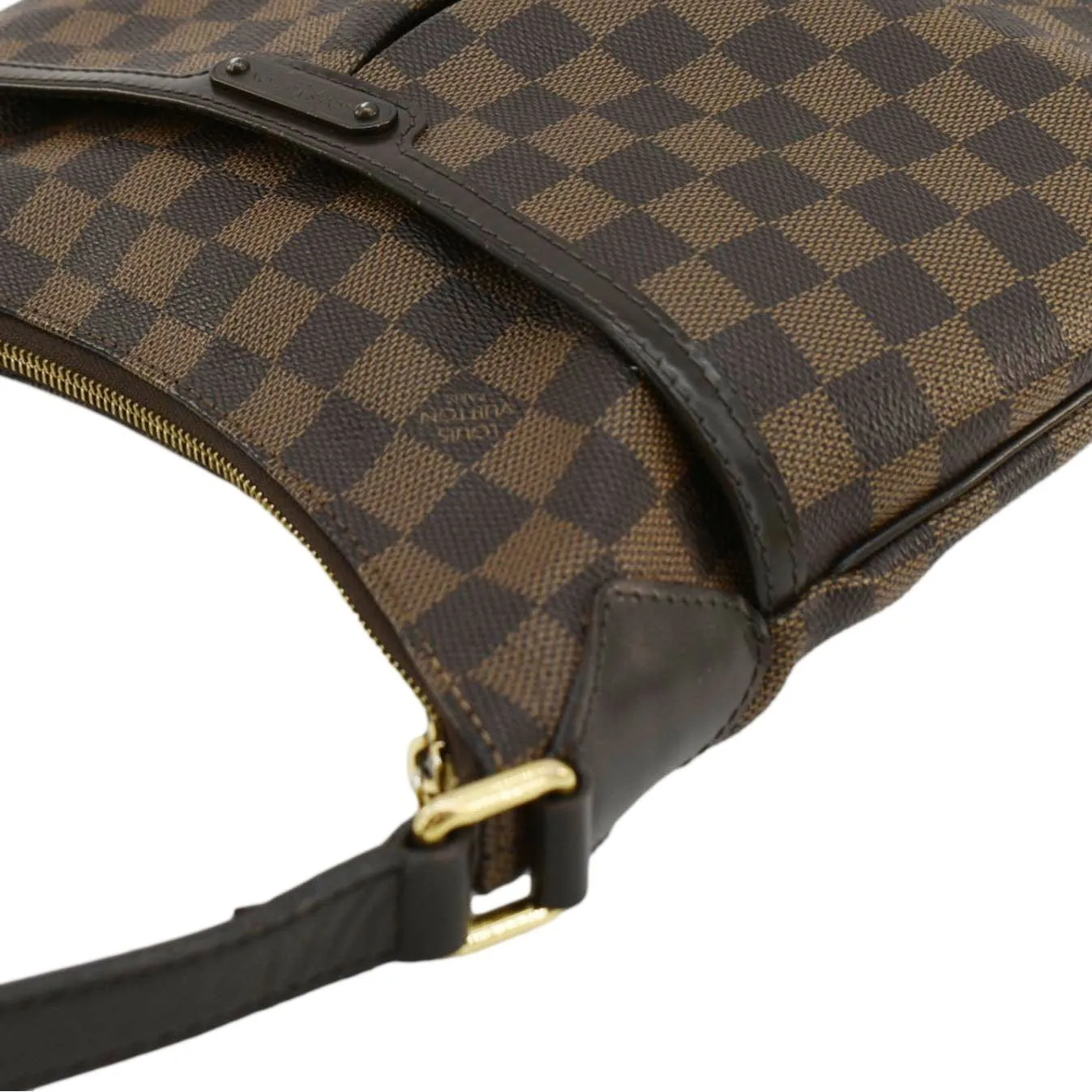 LOUIS VUITTON Bloomsbury PM Damier Ebene Crossbody Bag Brown