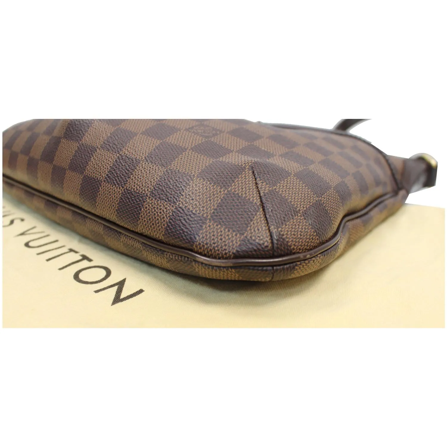 LOUIS VUITTON Bloomsbury PM Damier Ebene Crossbody Bag Brown