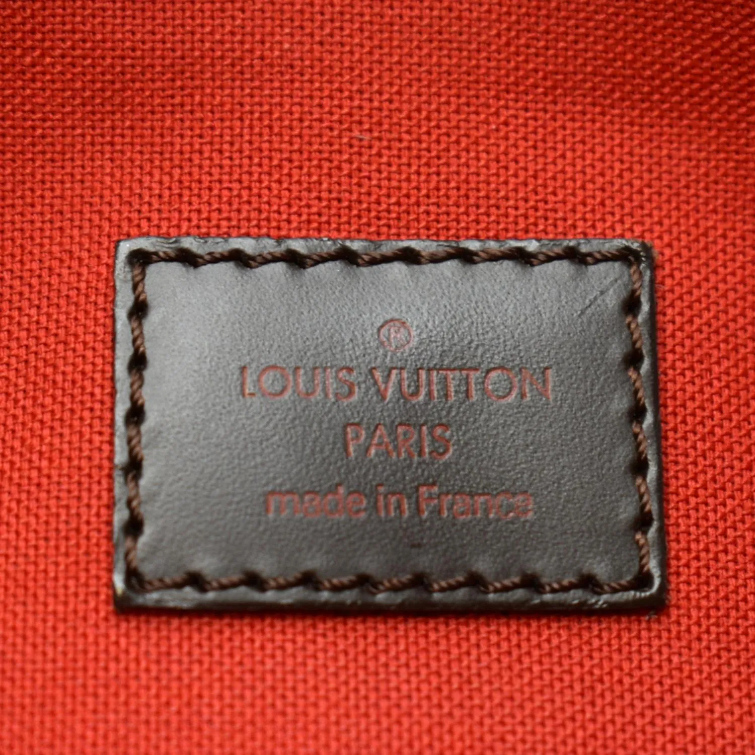 LOUIS VUITTON Bloomsbury PM Damier Ebene Crossbody Bag Brown