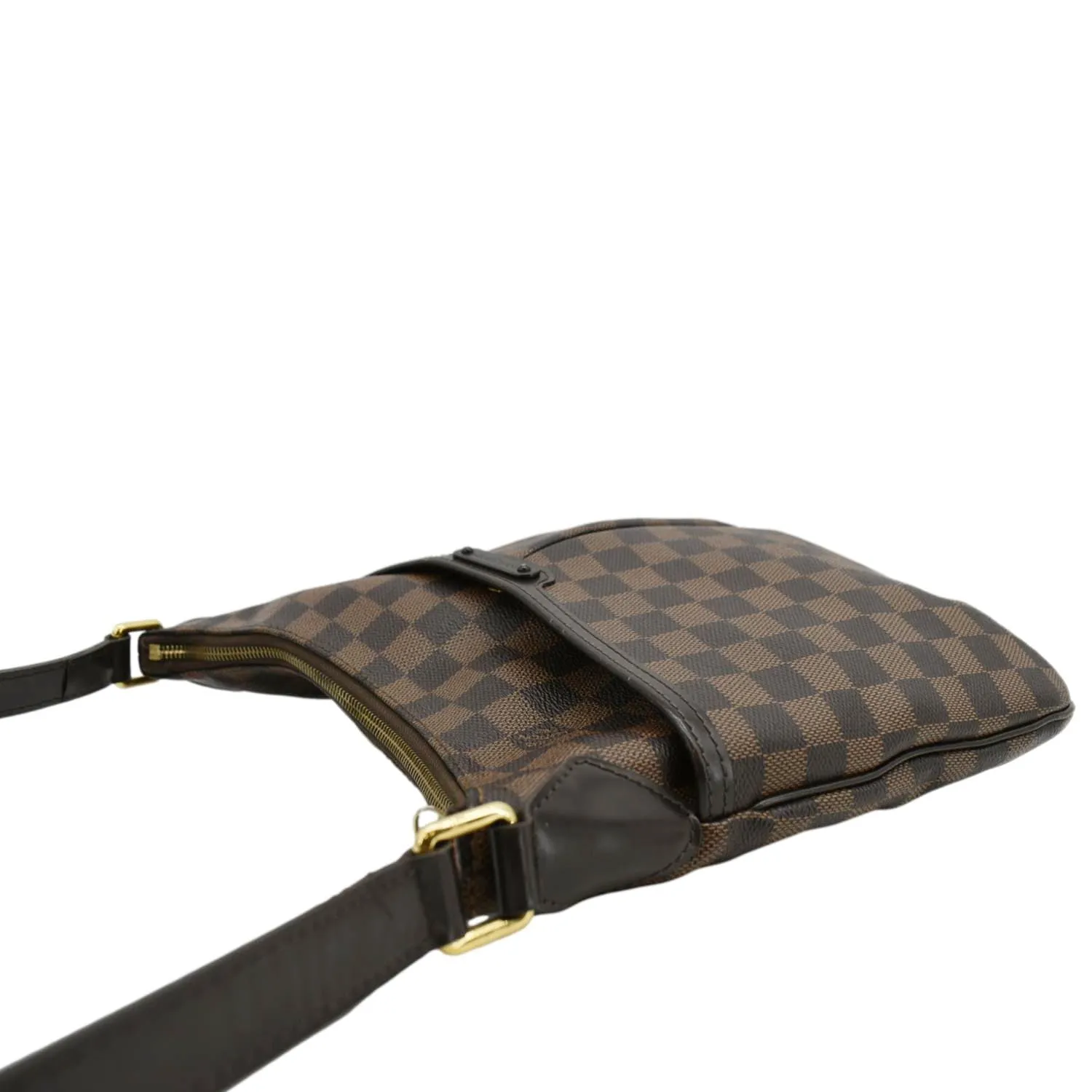 LOUIS VUITTON Bloomsbury PM Damier Ebene Crossbody Bag Brown