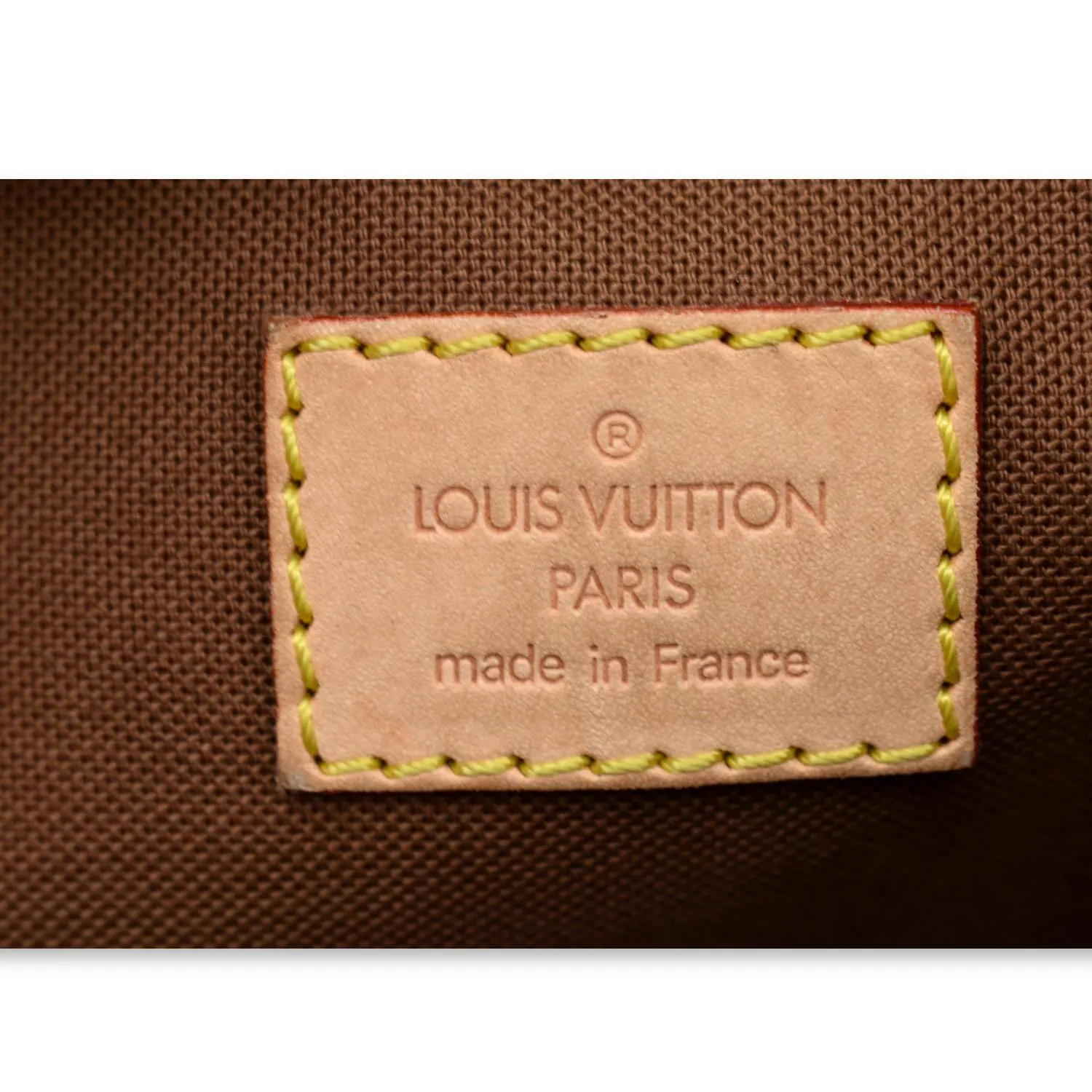 LOUIS VUITTON  Bosphore Pochette Monogram Canvas Shoulder Bag Brown