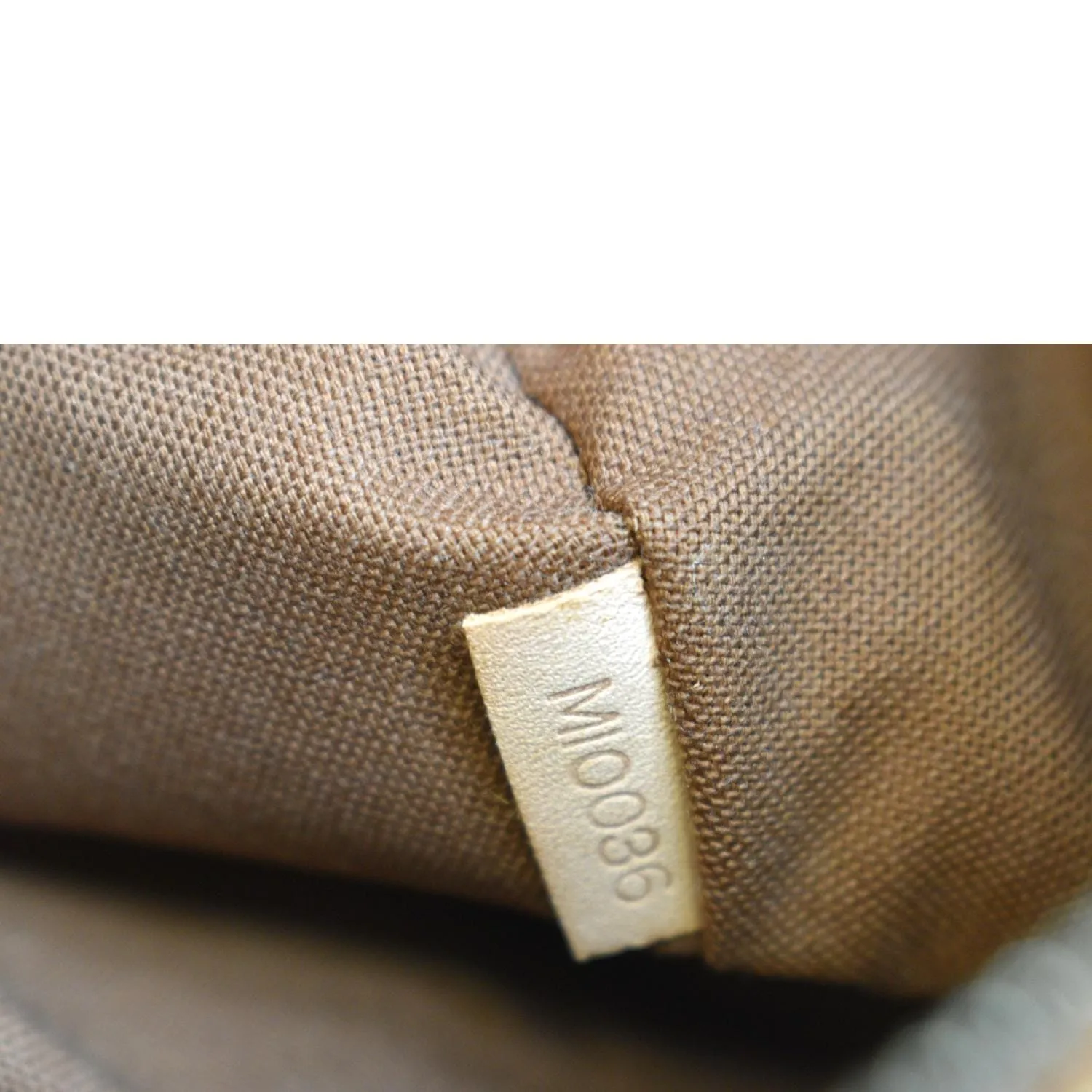 LOUIS VUITTON Bosphore Pochette Monogram Canvas Shoulder Bag Brown