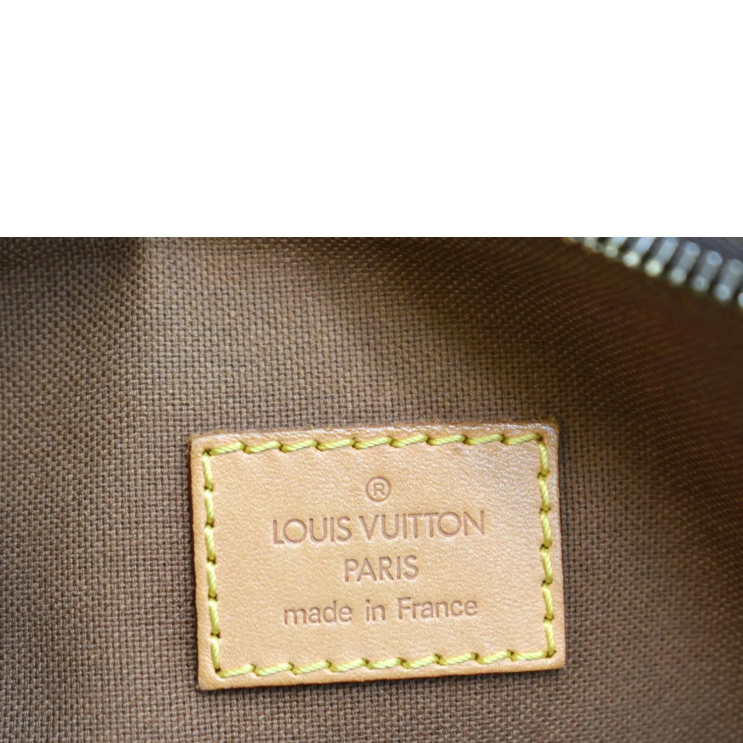 LOUIS VUITTON Bosphore Pochette Monogram Canvas Shoulder Bag Brown