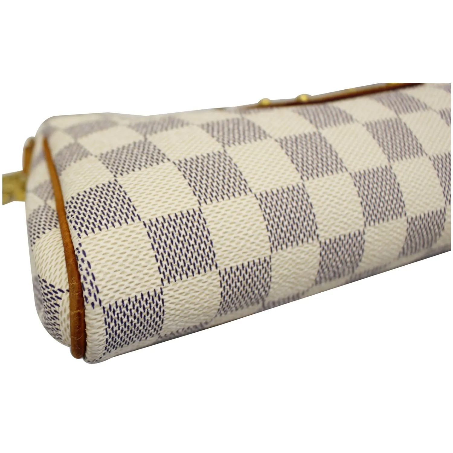 LOUIS VUITTON Damier Azur Eva Clutch Crossbody Bag