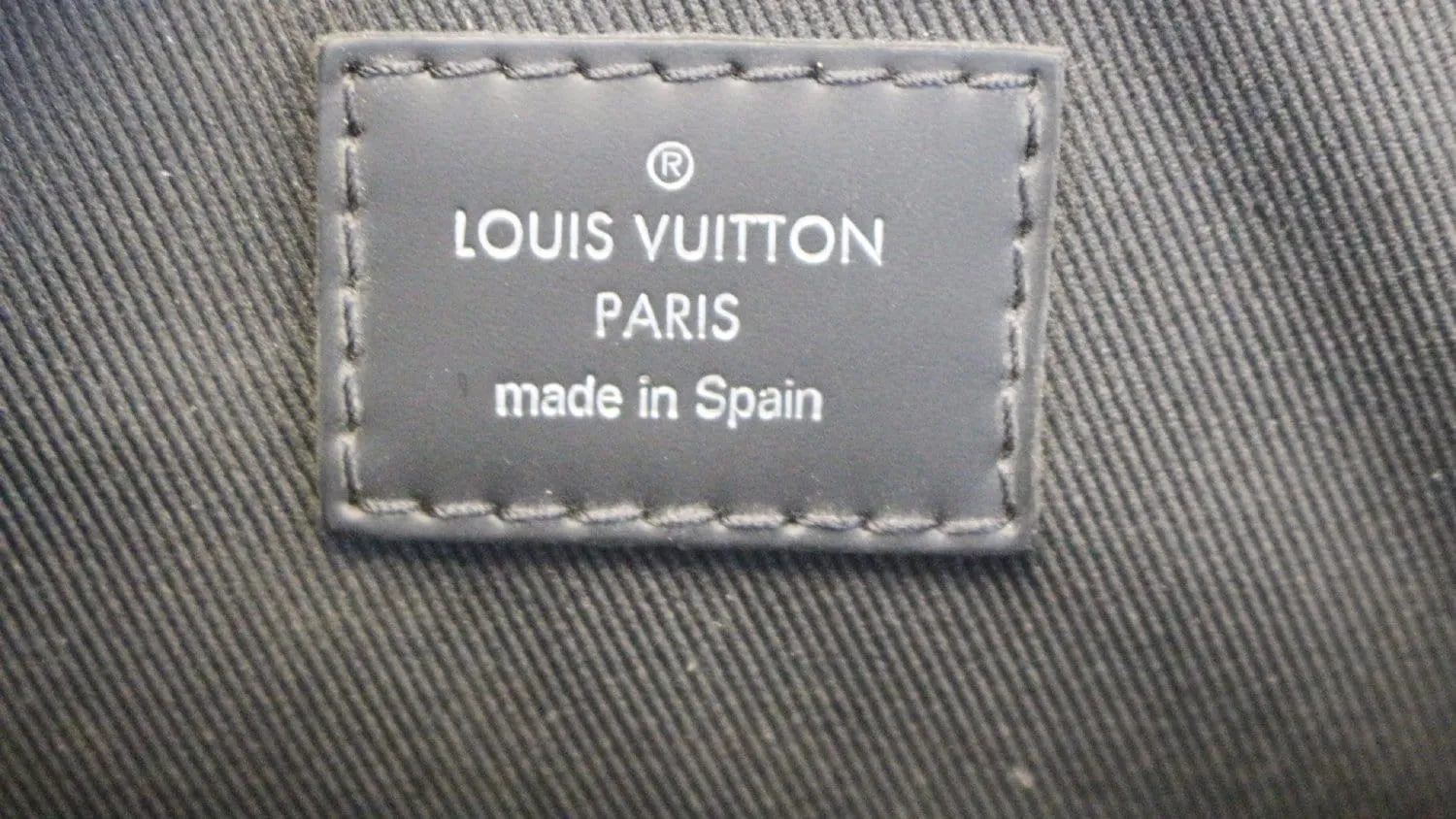 LOUIS VUITTON Damier Graphite District PM Crossbody Bag