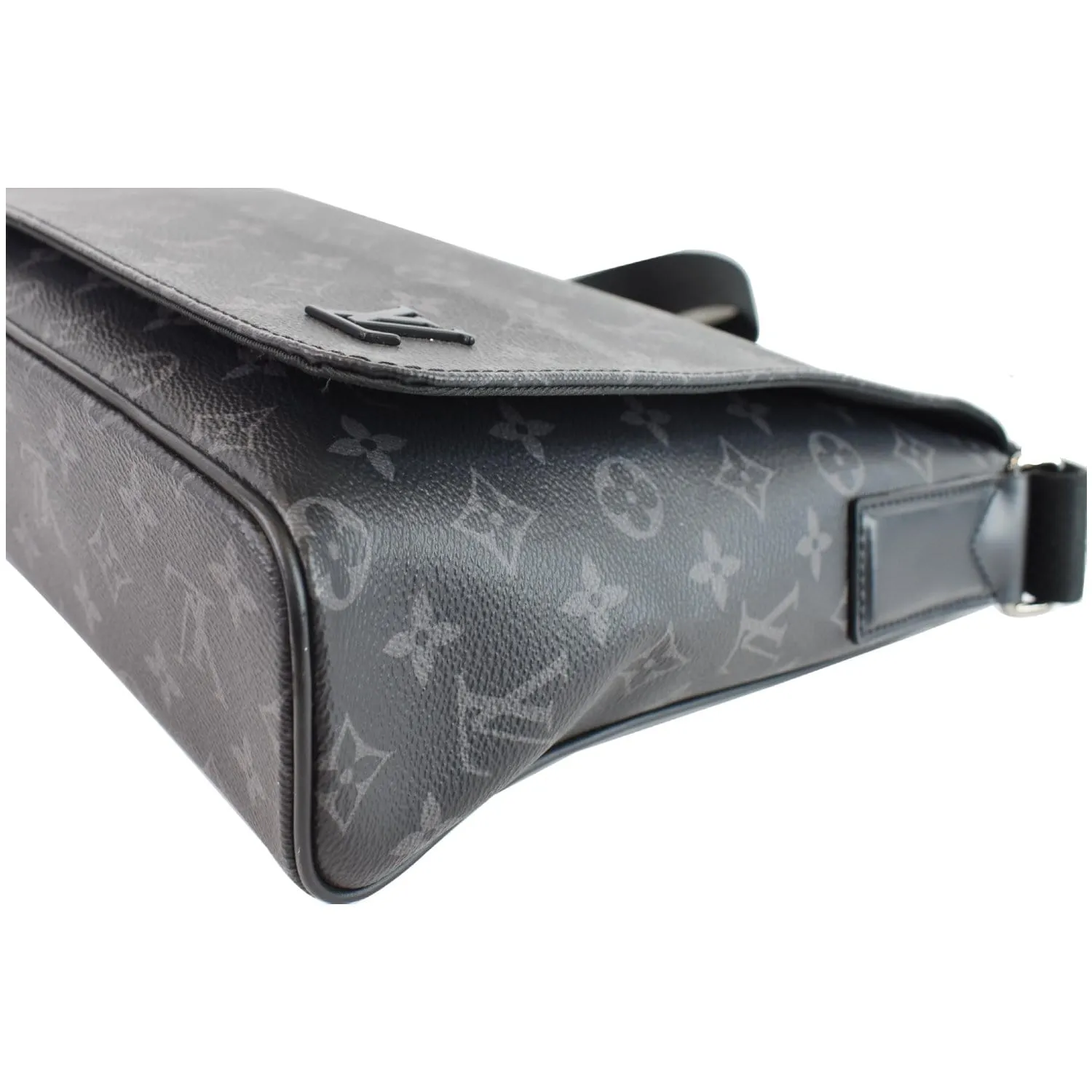 LOUIS VUITTON District PM Monogram Eclipse Messenger Bag Black