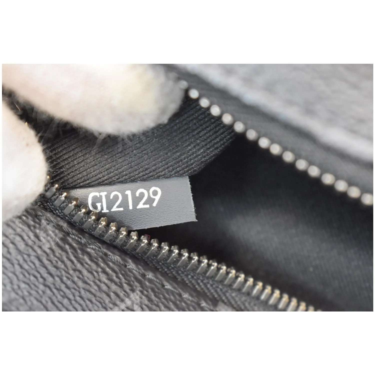 LOUIS VUITTON District PM Monogram Eclipse Messenger Bag Black