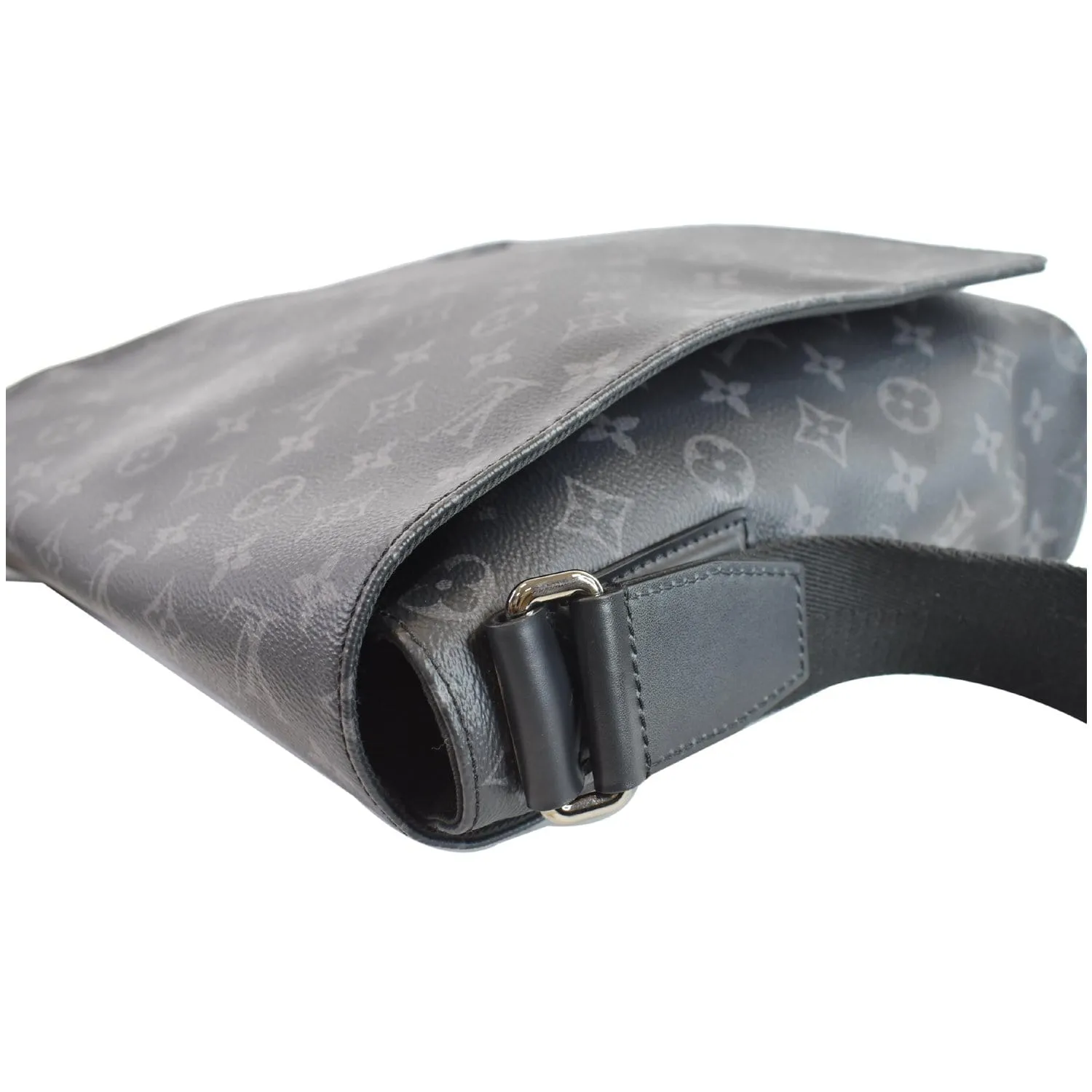 LOUIS VUITTON District PM Monogram Eclipse Messenger Bag Black