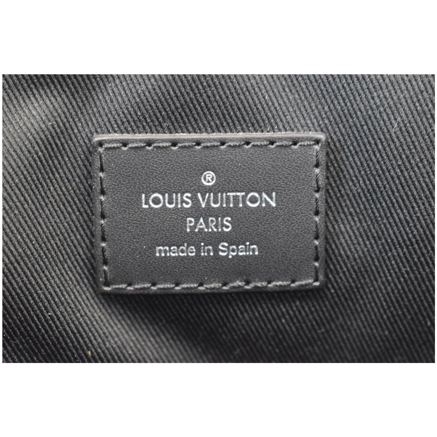 LOUIS VUITTON District PM Monogram Eclipse Messenger Bag Black