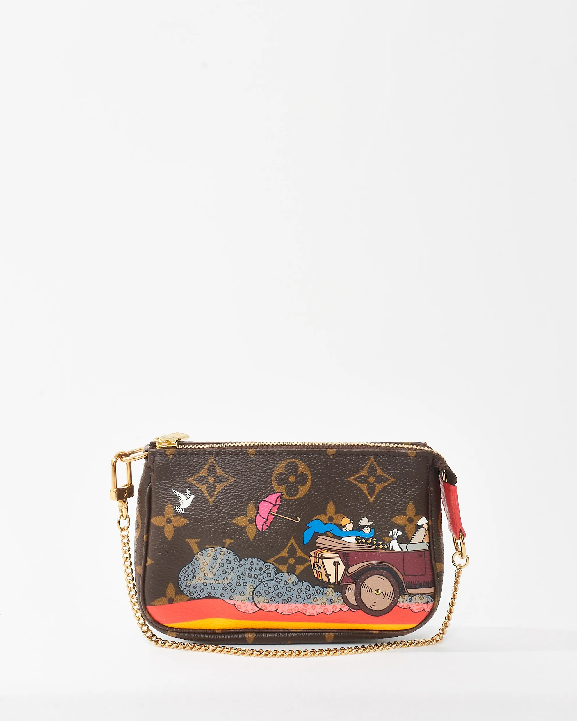 Louis Vuitton Monogram Coated Canvas 2015 Evasion Limited Edition Mini Pochette D'Accessoires