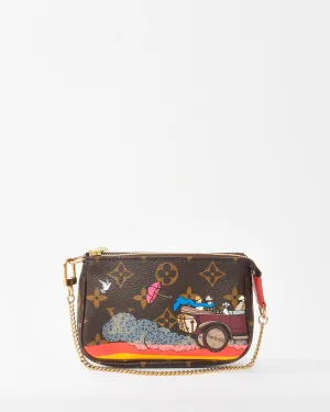 Louis Vuitton Monogram Coated Canvas 2015 Evasion Limited Edition Mini Pochette D'Accessoires