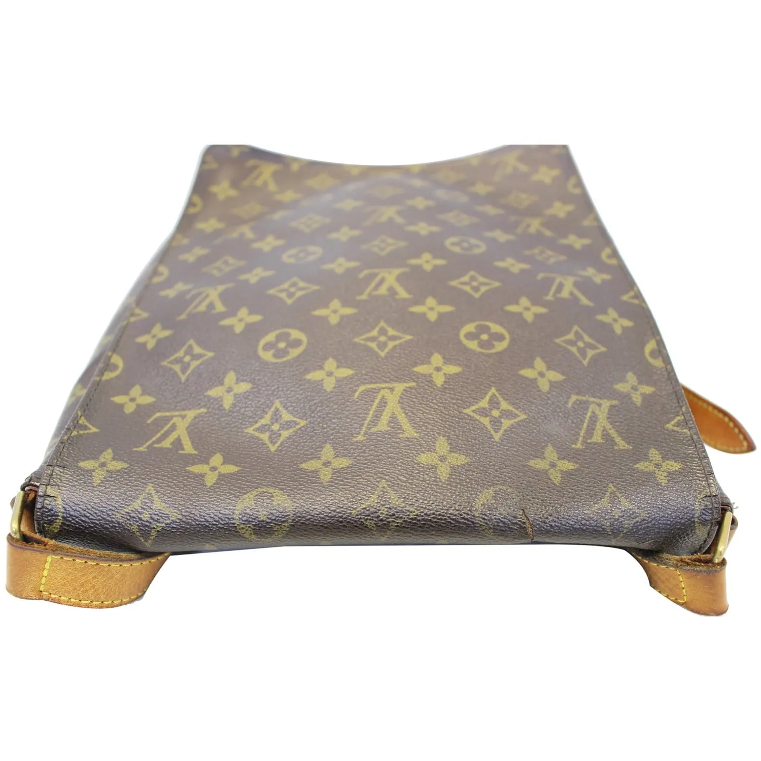 LOUIS VUITTON Musette Salsa GM Monogram Canvas Crossbody Bag Brown