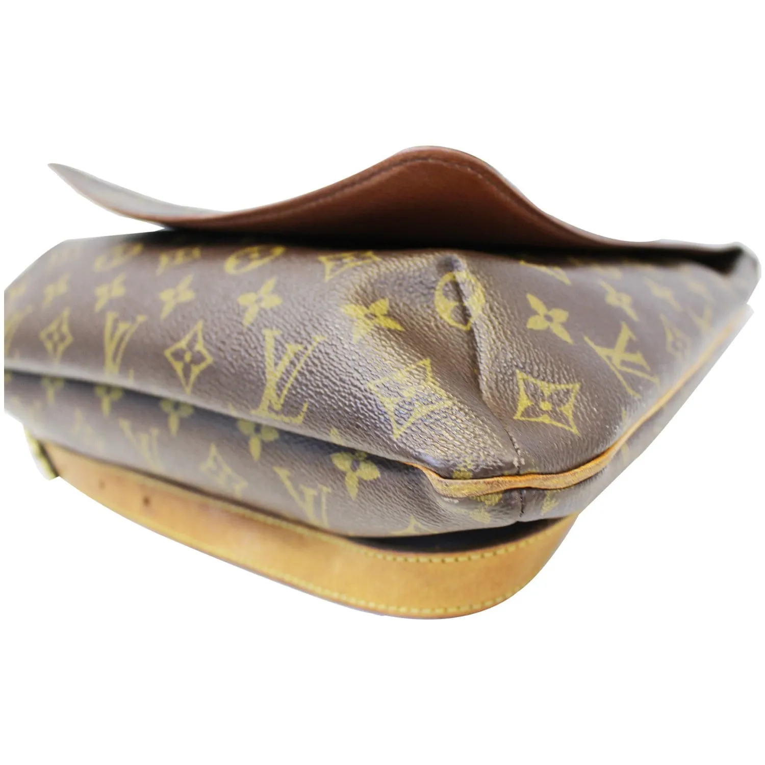 LOUIS VUITTON Musette Salsa GM Monogram Canvas Crossbody Bag Brown