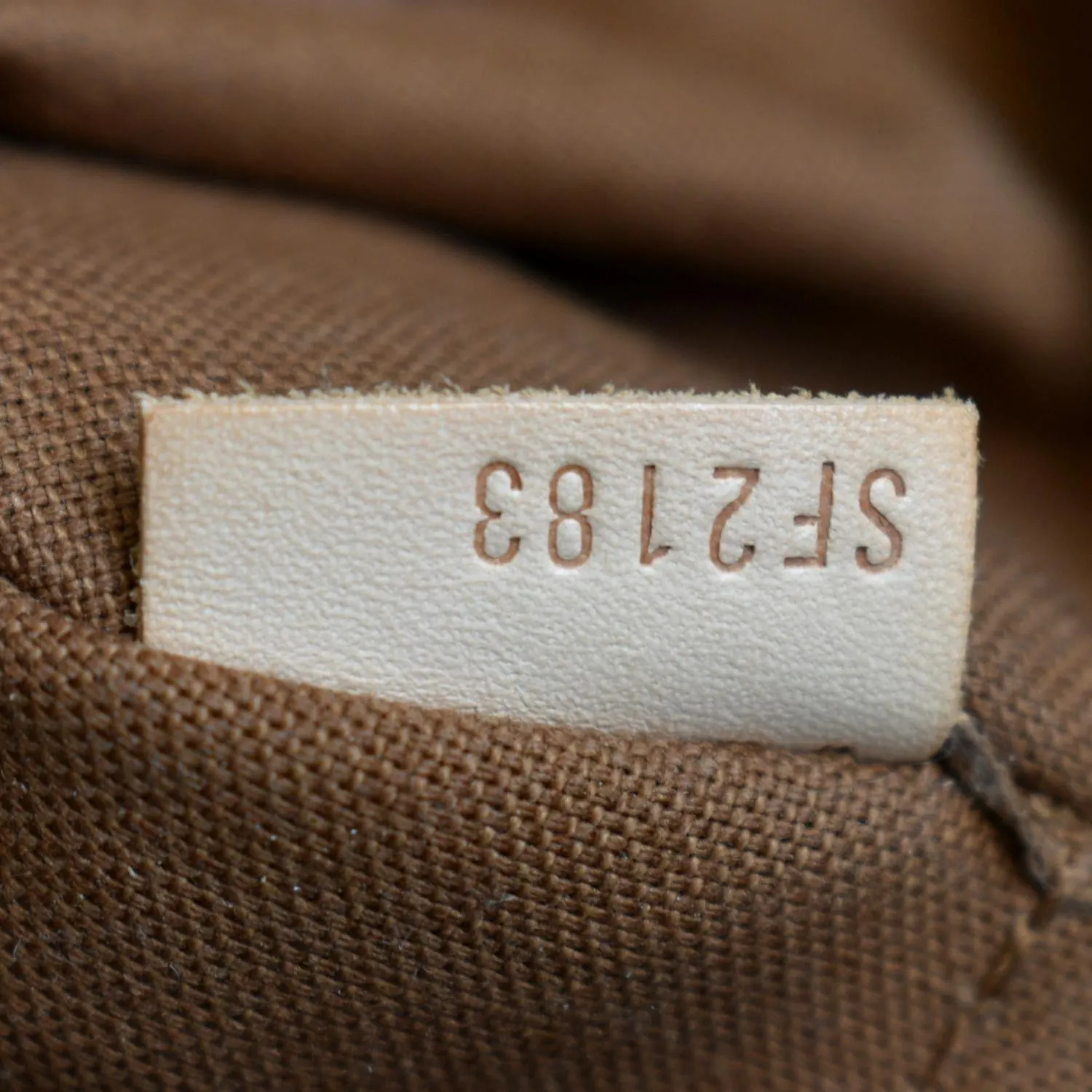 LOUIS VUITTON Odeon PM Monogram Canvas Crossbody Bag Brown