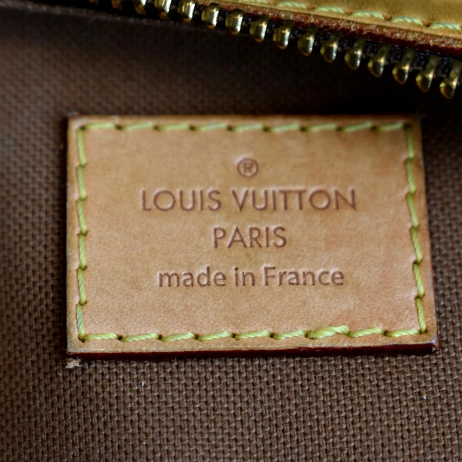LOUIS VUITTON Odeon PM Monogram Canvas Crossbody Bag Brown
