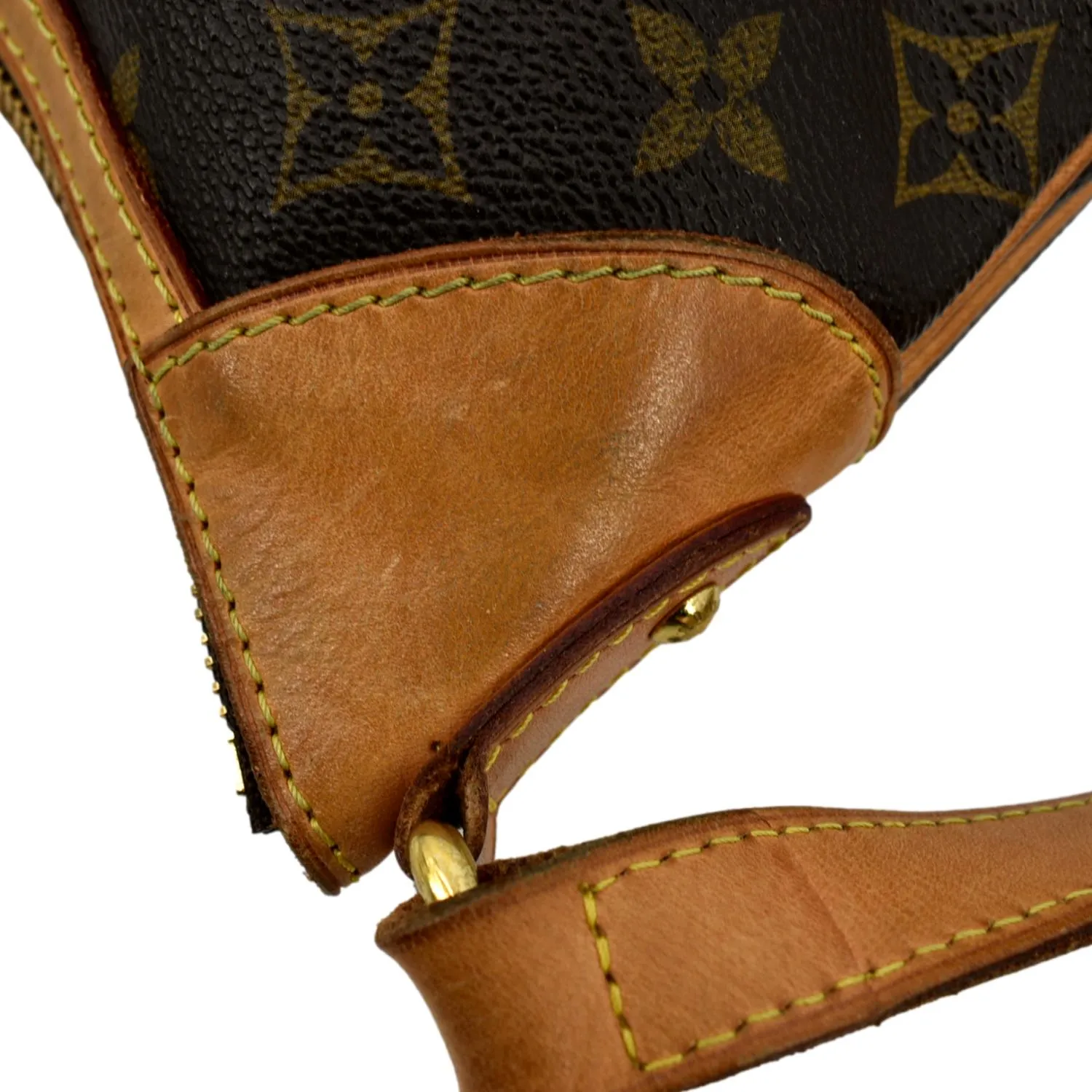 LOUIS VUITTON Odeon PM Monogram Canvas Crossbody Bag Brown