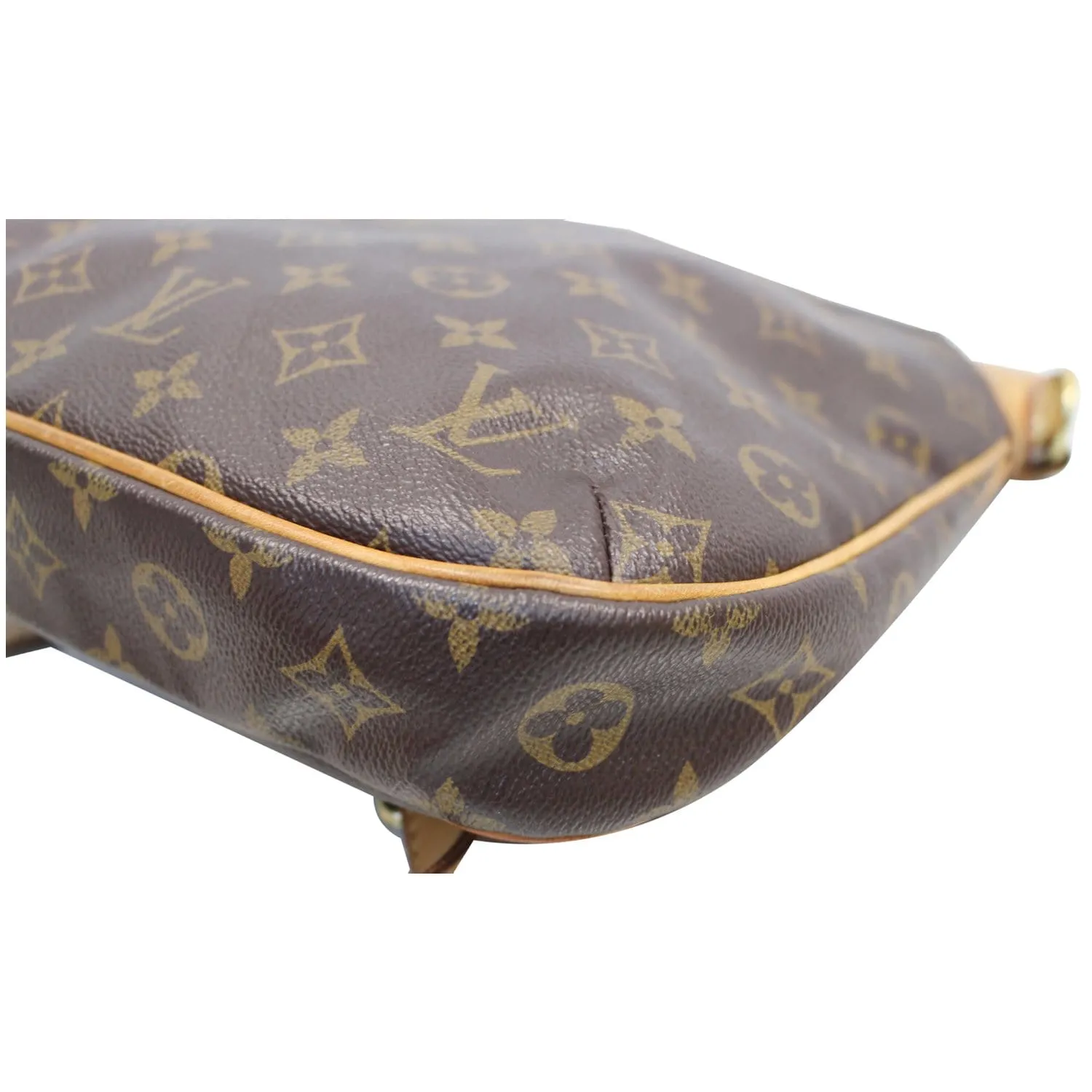 LOUIS VUITTON Odeon PM Monogram Canvas Shoulder Crossbody Bag Brown