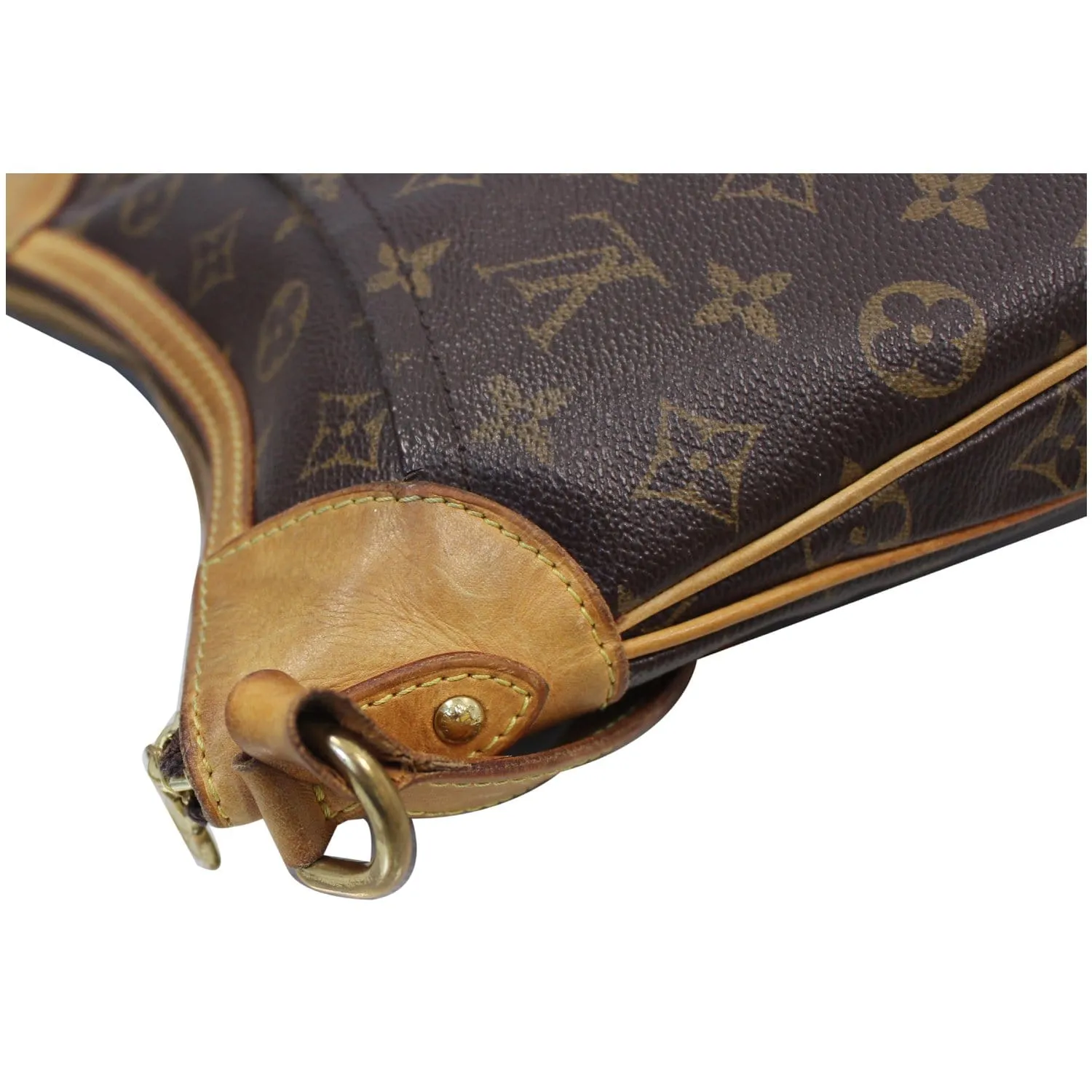LOUIS VUITTON Odeon PM Monogram Canvas Shoulder Crossbody Bag Brown
