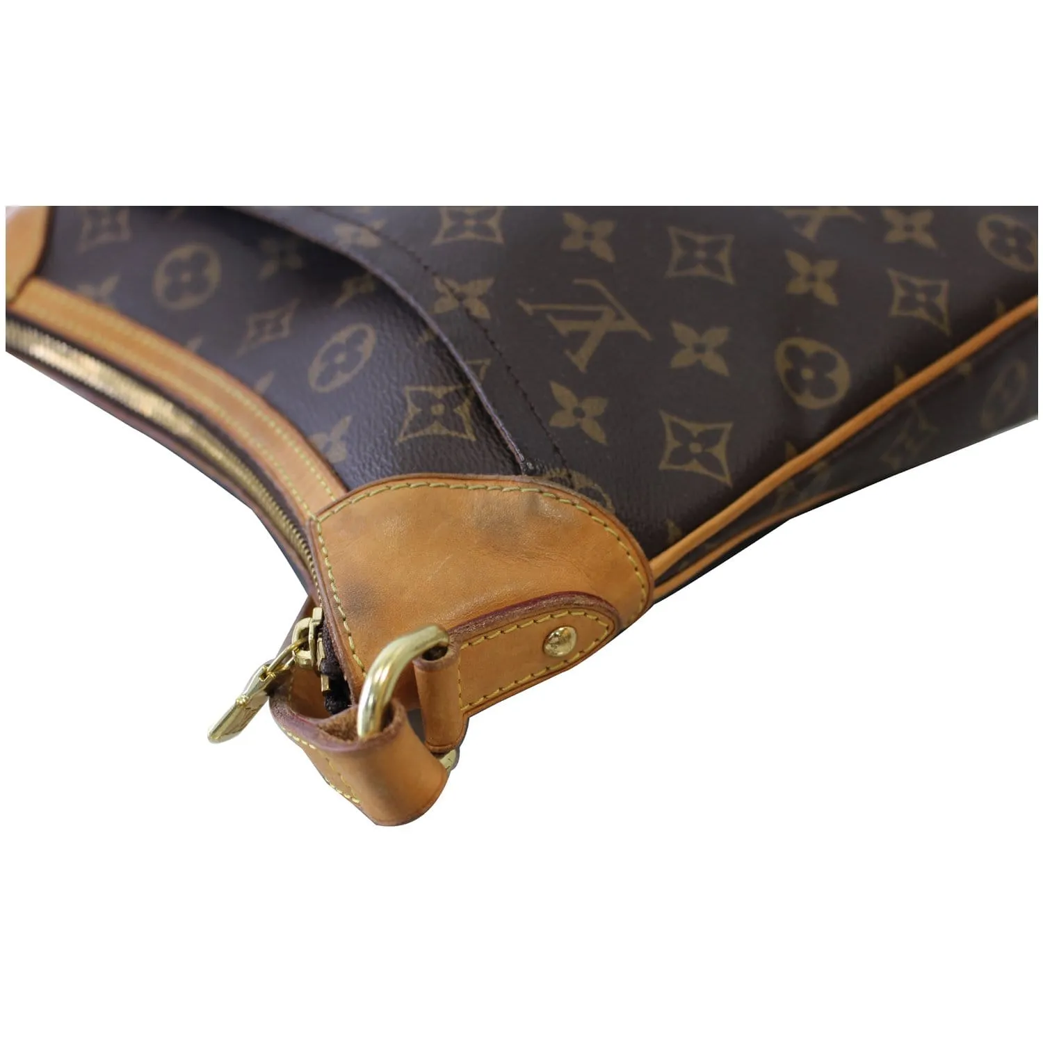 LOUIS VUITTON Odeon PM Monogram Canvas Shoulder Crossbody Bag Brown