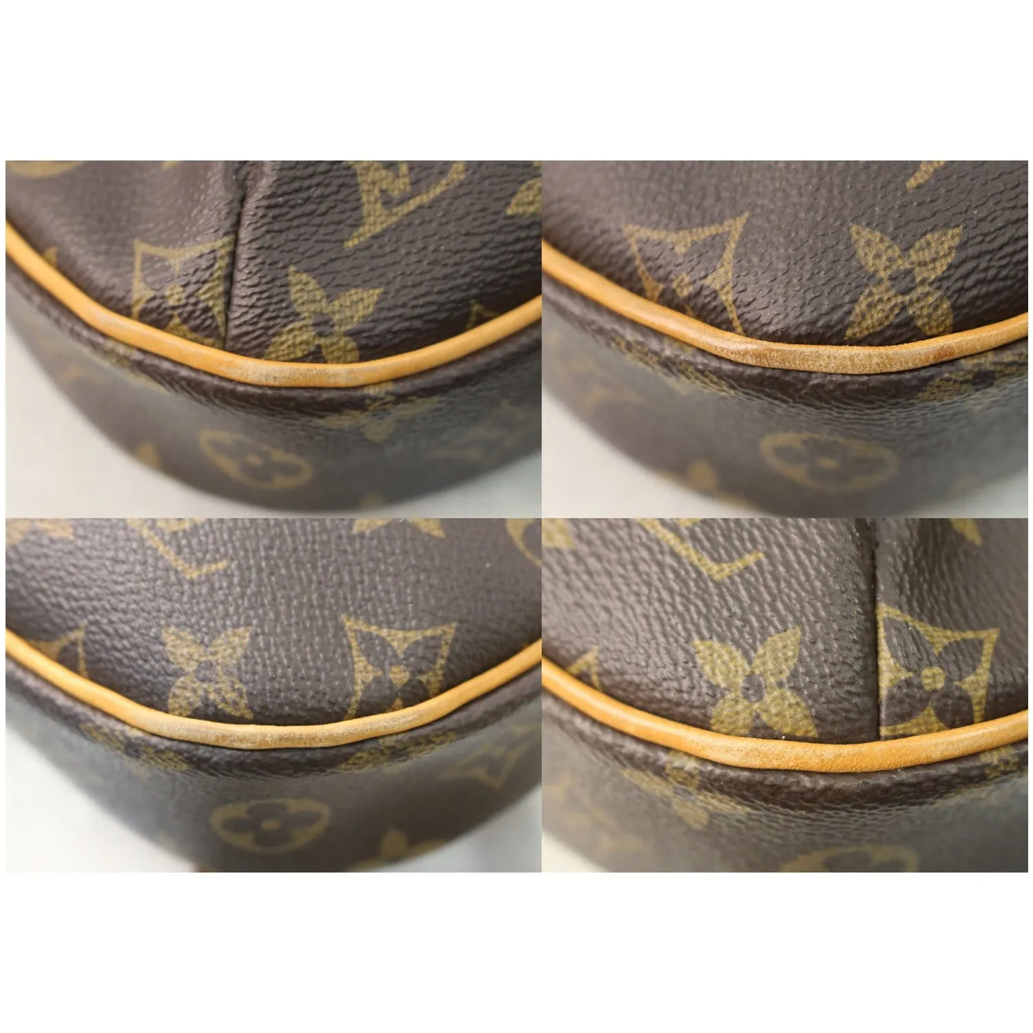 LOUIS VUITTON Odeon PM Monogram Canvas Shoulder Crossbody Bag Brown