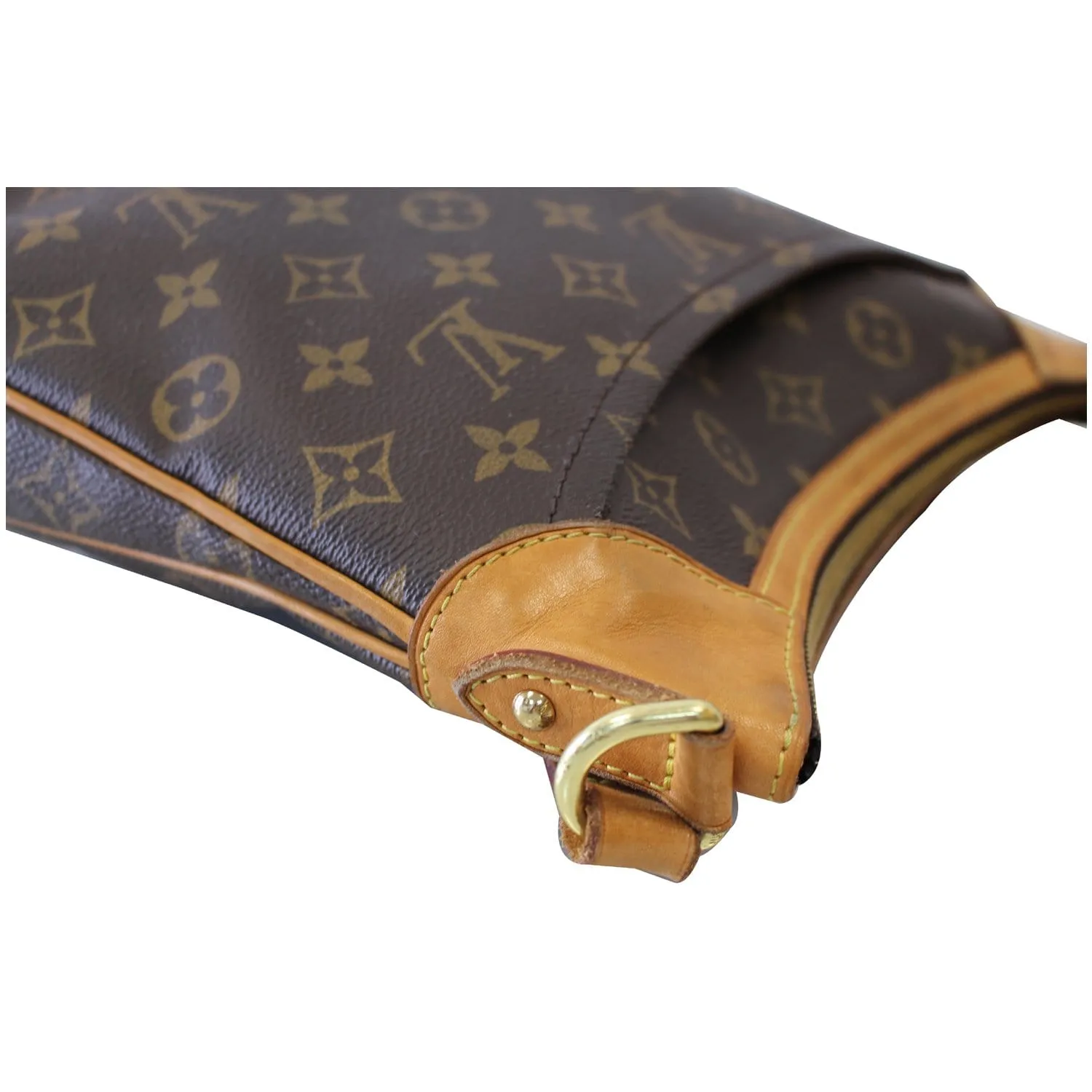 LOUIS VUITTON Odeon PM Monogram Canvas Shoulder Crossbody Bag Brown
