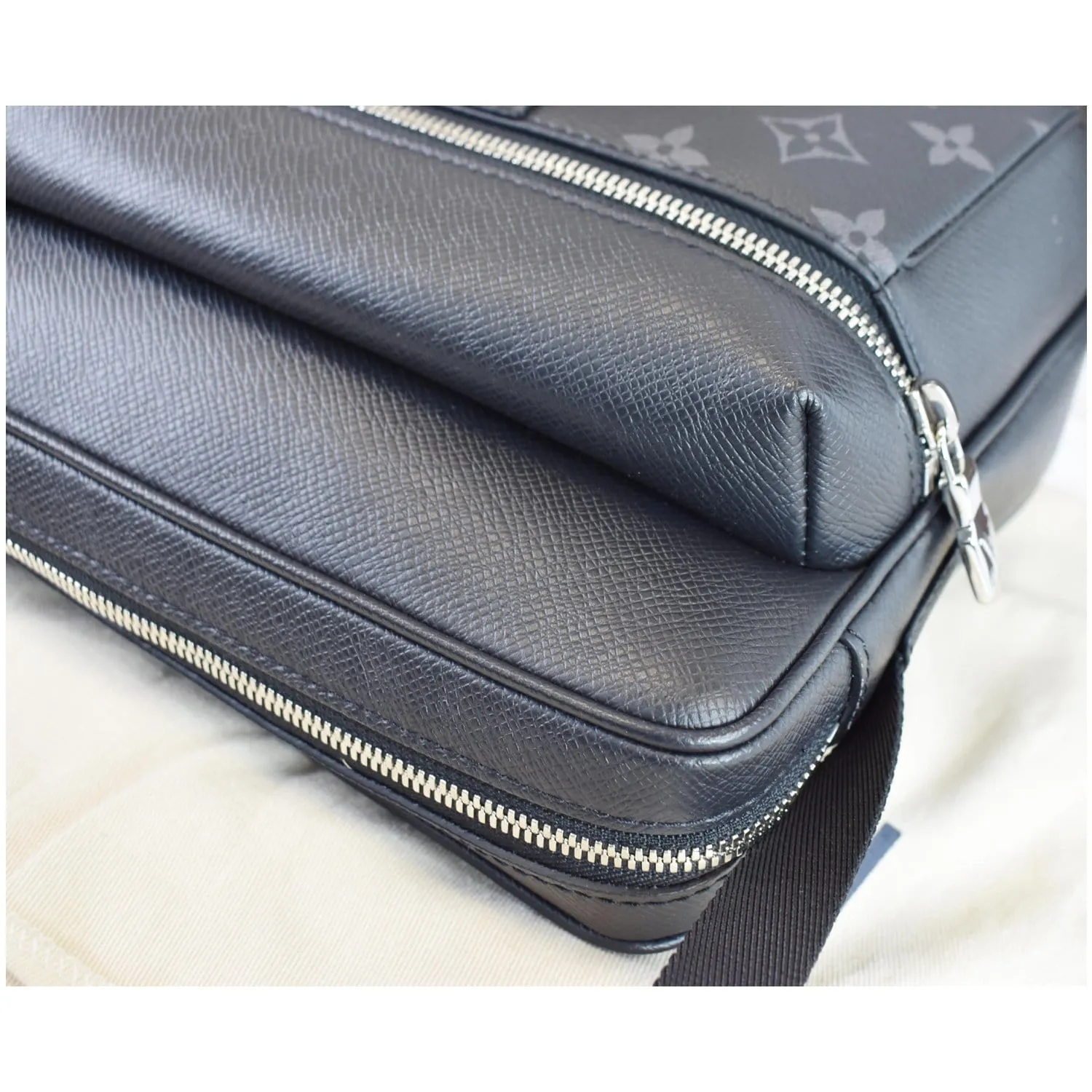 LOUIS VUITTON Outdoor Messenger Eclipse Canvas Crossbody Bag Black
