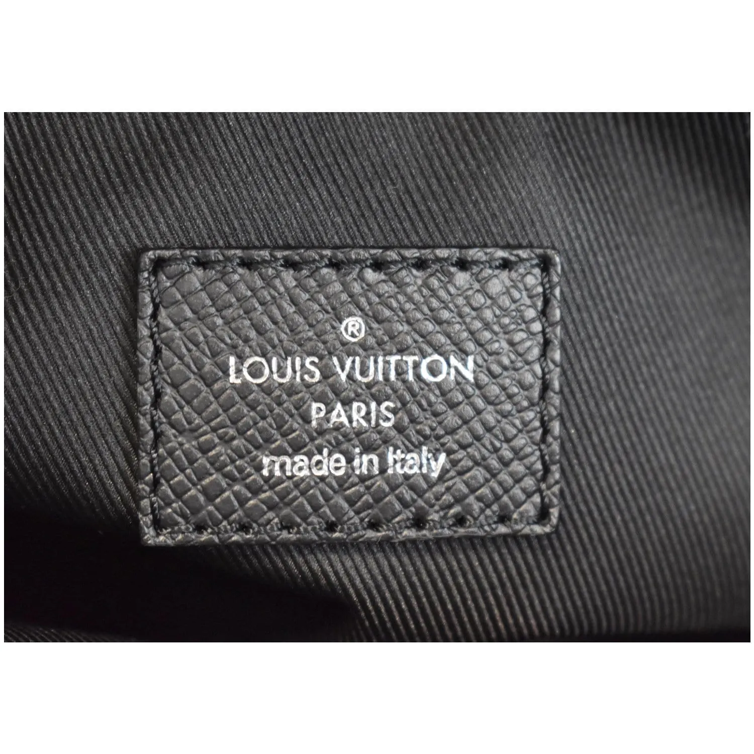LOUIS VUITTON Outdoor Messenger Eclipse Canvas Crossbody Bag Black