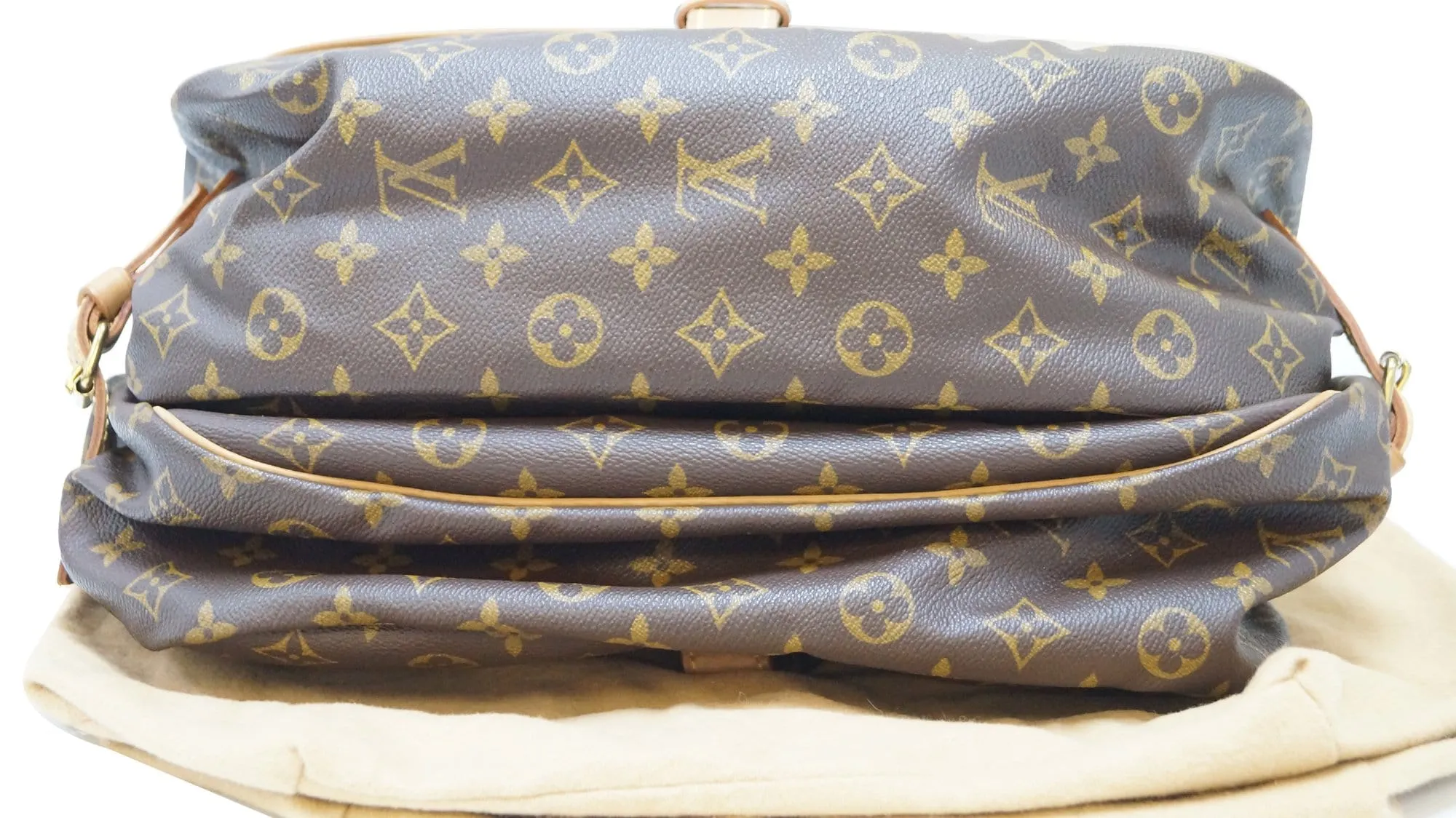 LOUIS VUITTON Saumur 35 Monogram Canvas Shoulder Bag