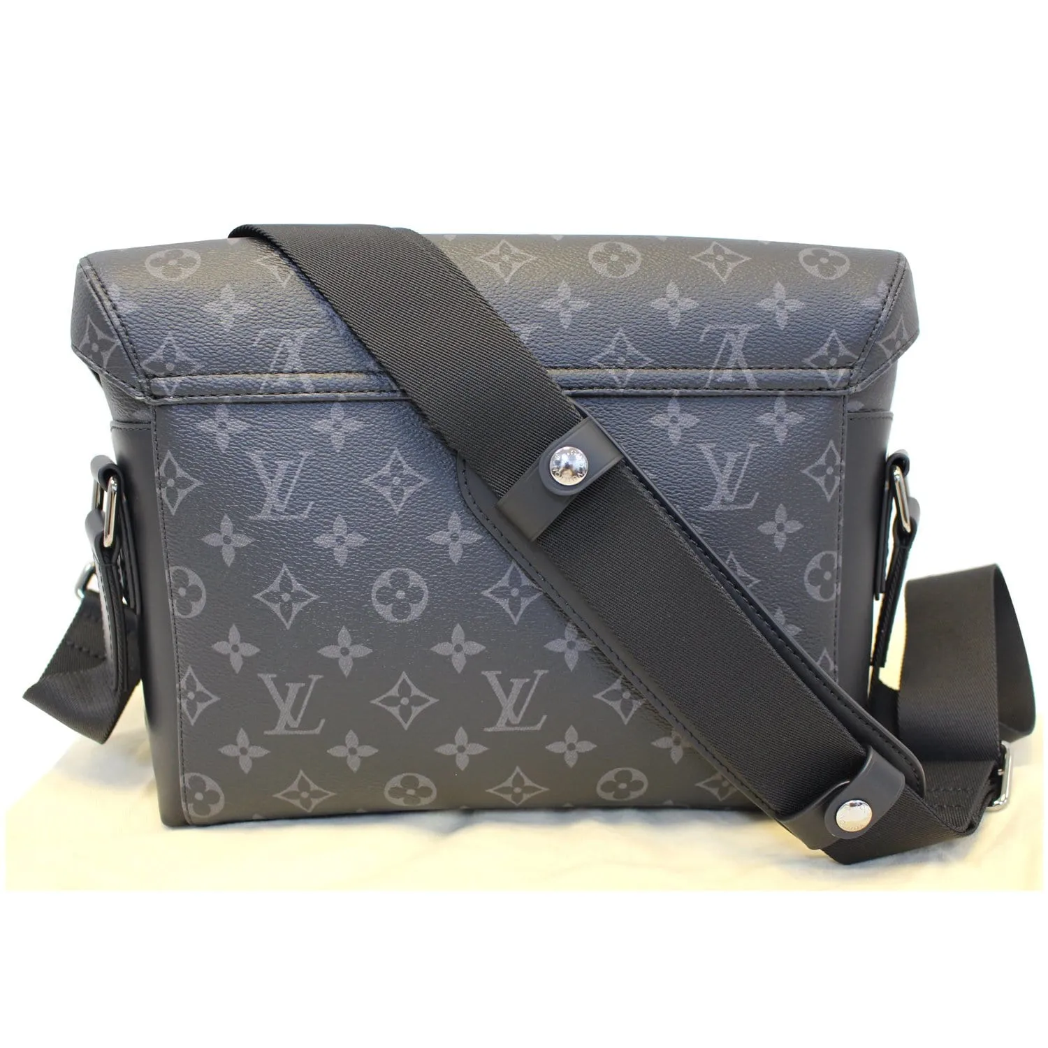 LOUIS VUITTON Voyager PM Monogram Eclipse Messenger Bag Black