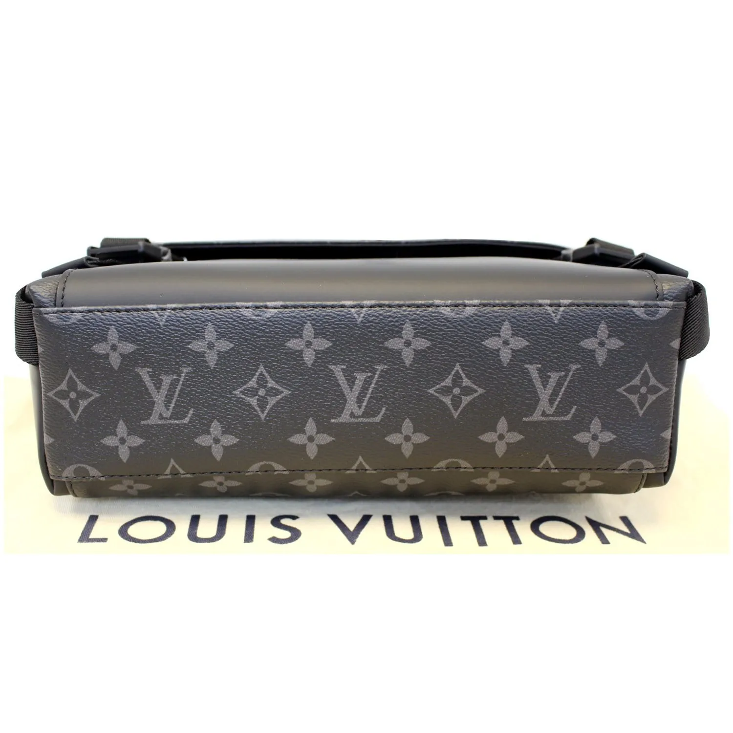 LOUIS VUITTON Voyager PM Monogram Eclipse Messenger Bag Black
