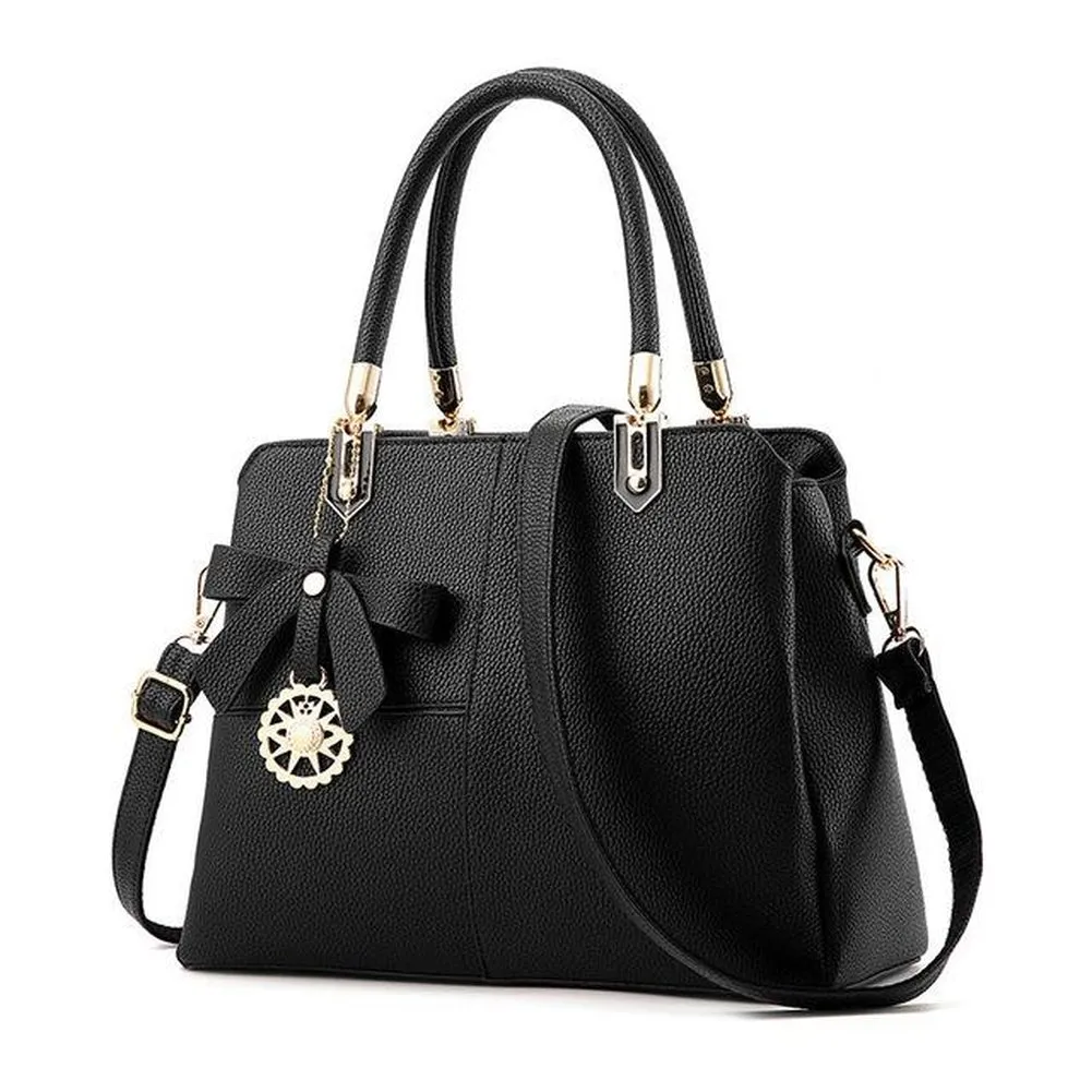 <bold>Top-Handle / Messenger Bag <br>Vegan-Leather