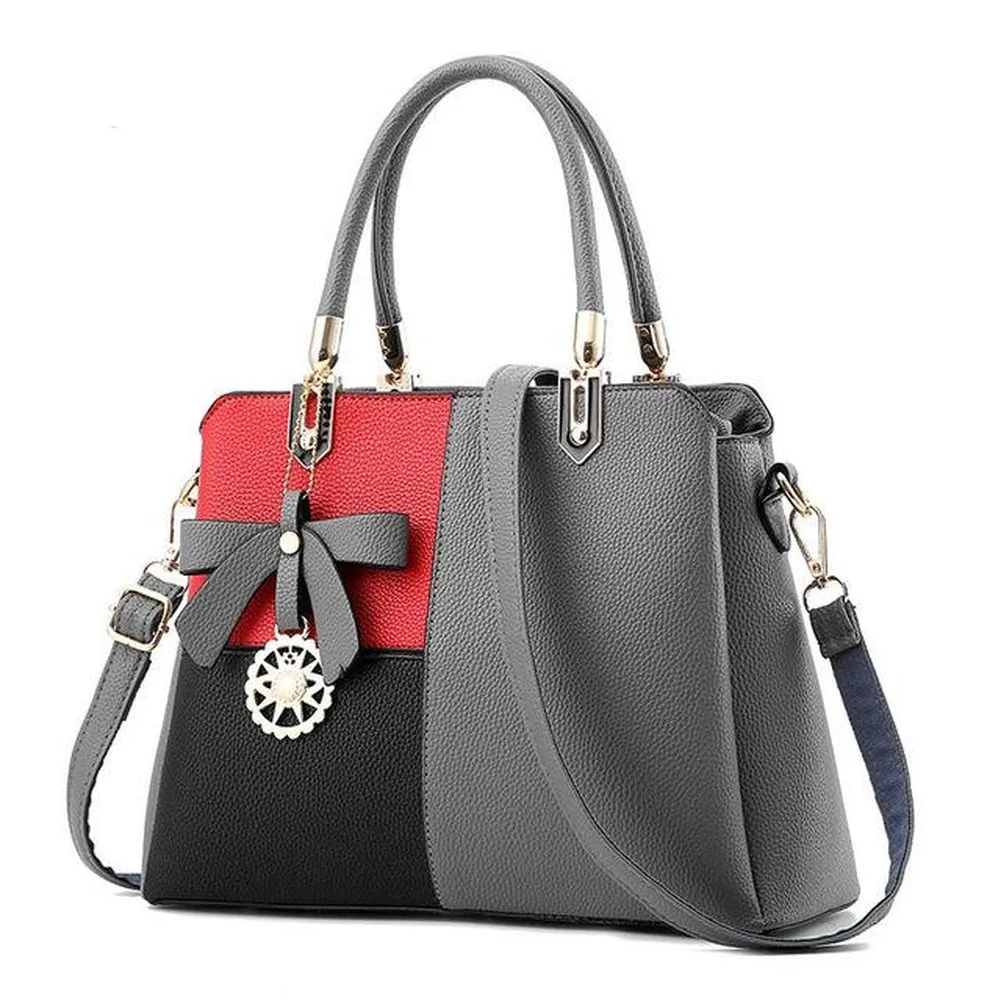 <bold>Top-Handle / Messenger Bag <br>Vegan-Leather