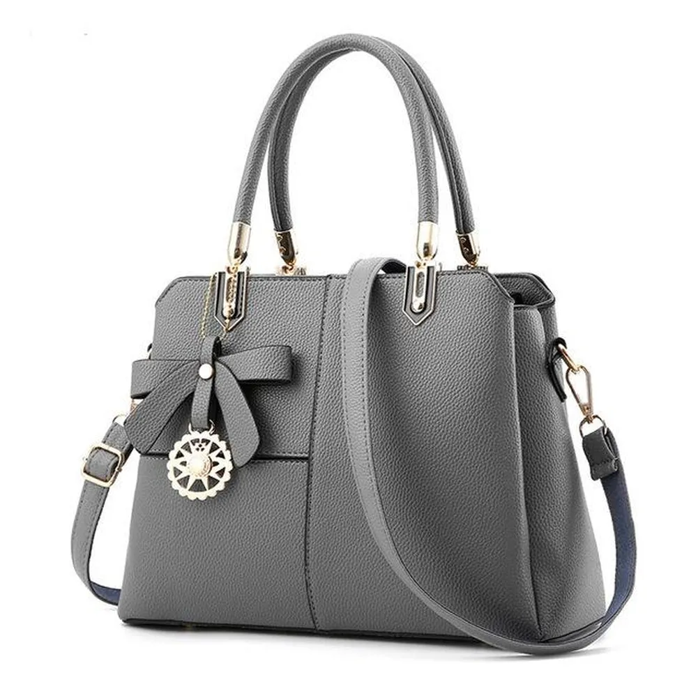 <bold>Top-Handle / Messenger Bag <br>Vegan-Leather