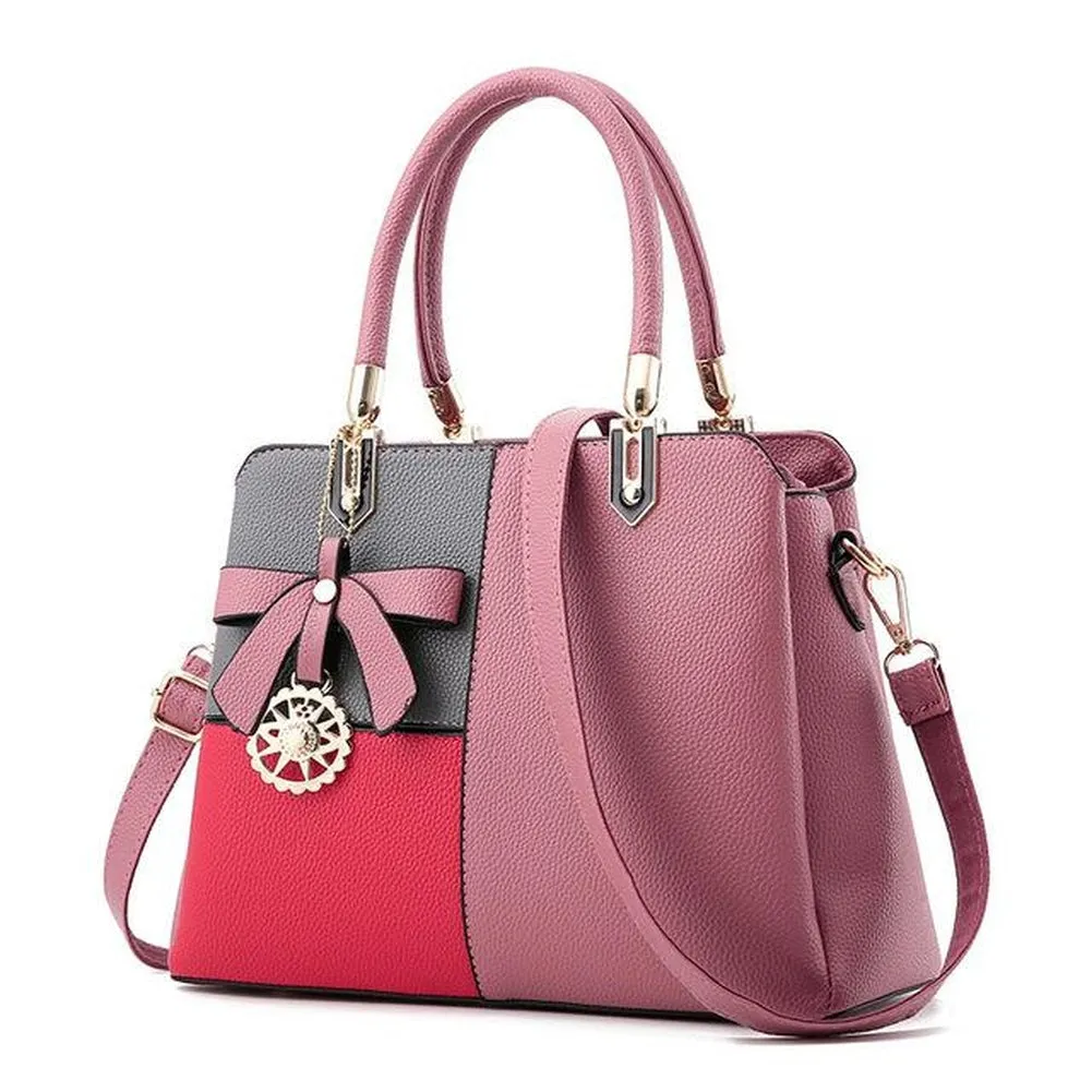 <bold>Top-Handle / Messenger Bag <br>Vegan-Leather