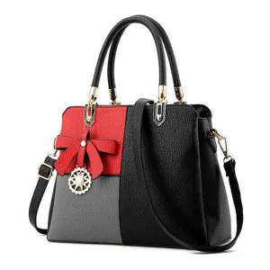 <bold>Top-Handle / Messenger Bag <br>Vegan-Leather