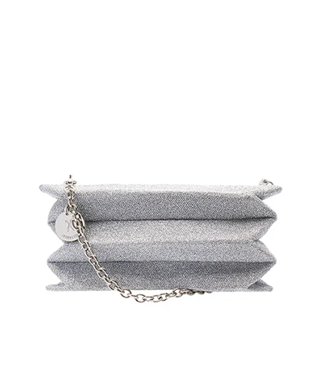Lucky Pleats Knit Starry Mini Chain - Crystal