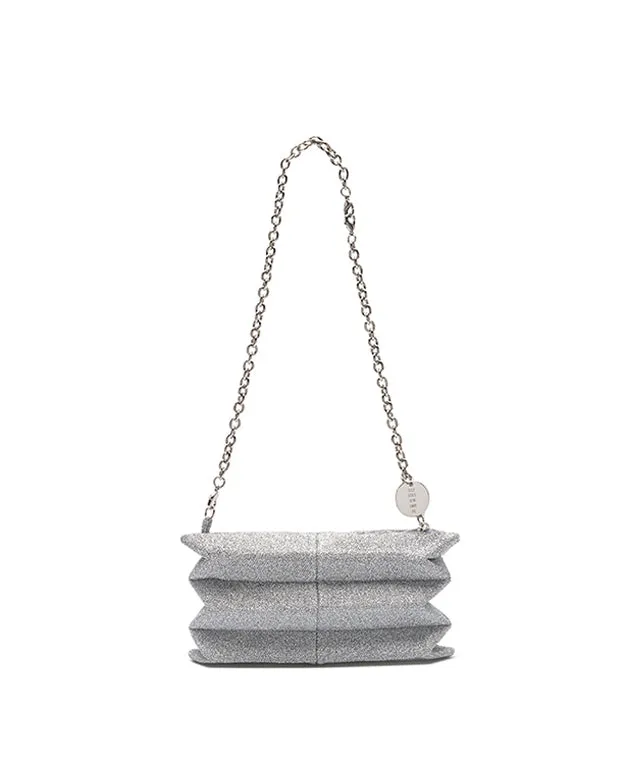 Lucky Pleats Knit Starry Mini Chain - Crystal