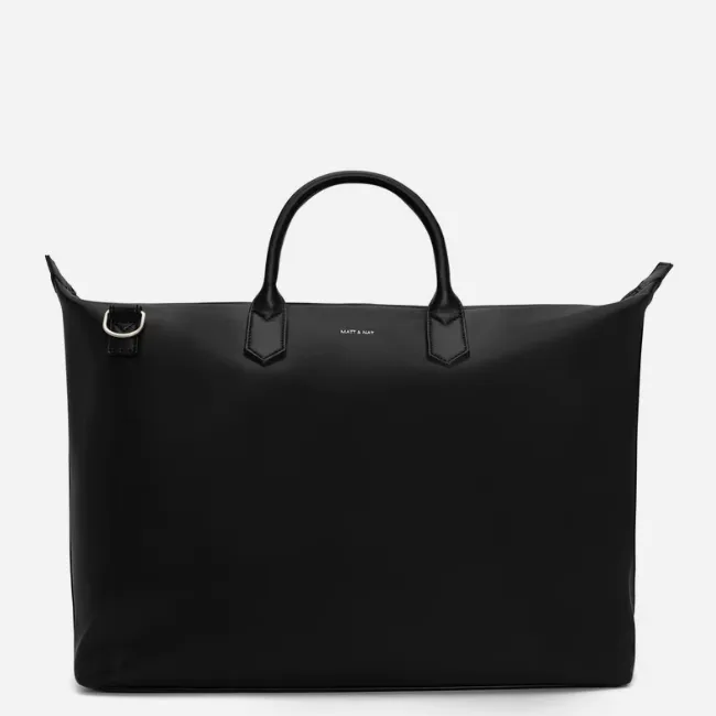 Matt & Nat -  Abbilg Weekender Bag | Black Shiny