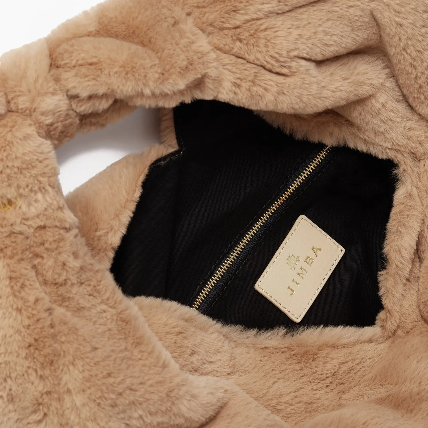 Maxi Ritz In Beige Faux Fur