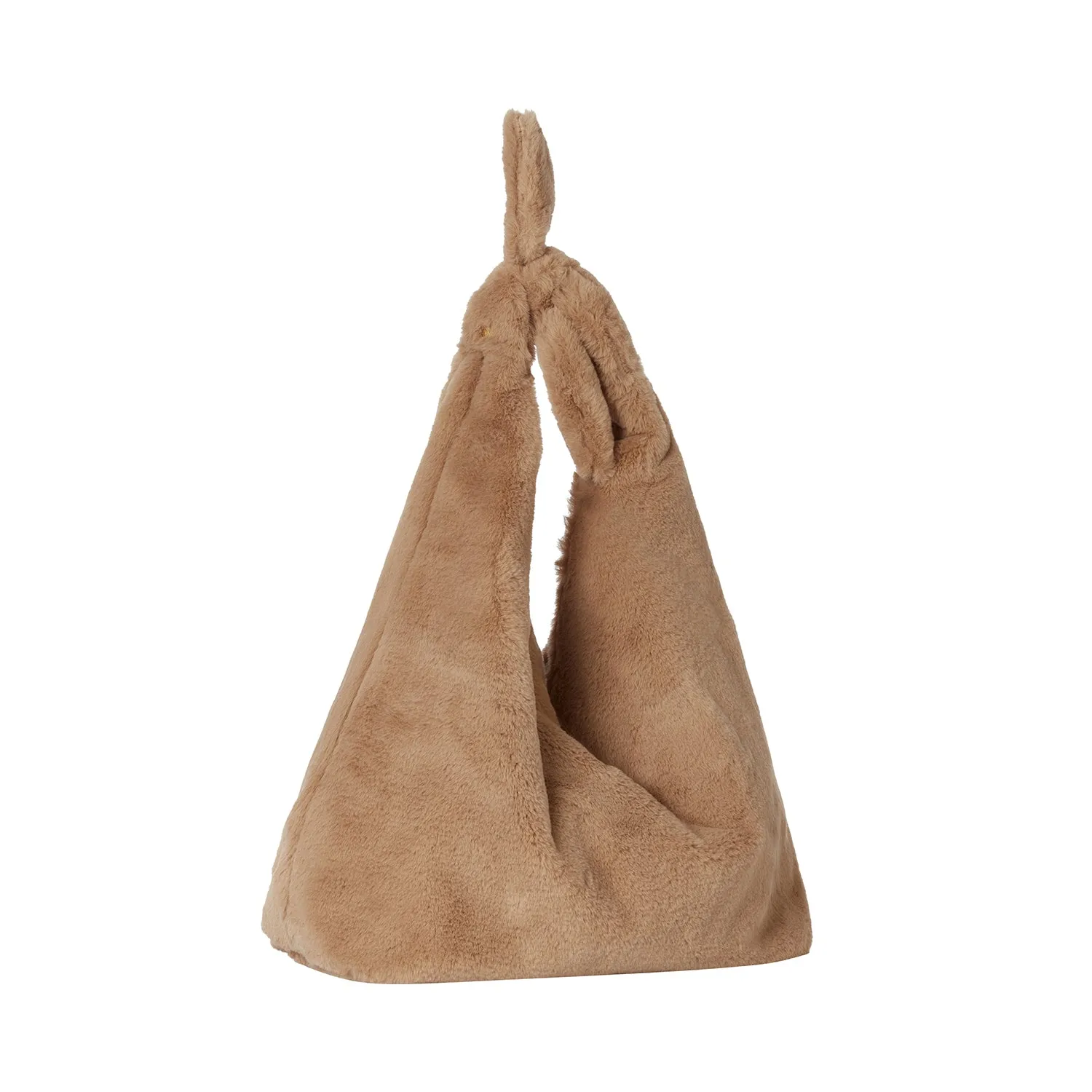 Maxi Ritz In Beige Faux Fur