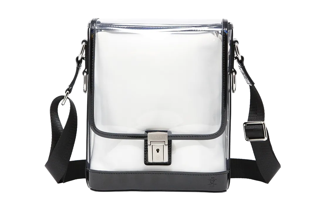 Messenger (Black Holographic Leather, Platinum Liner) - Buy with Prime