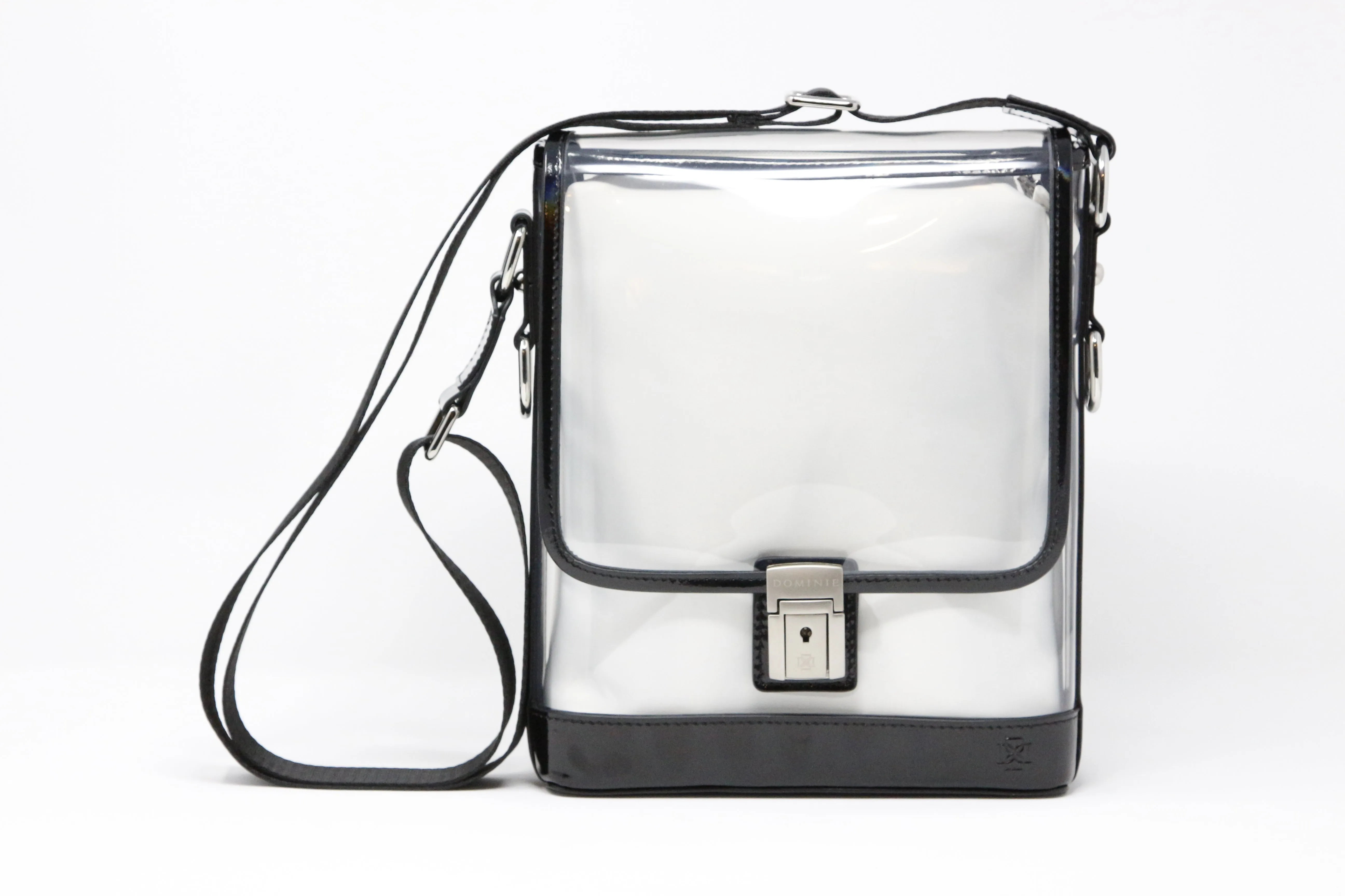 Messenger (Black Holographic Leather, Platinum Liner) - Buy with Prime