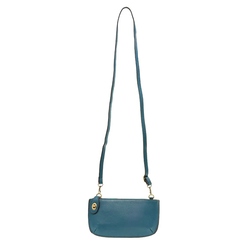 Mini Crossbody Wristlet Clutch in Monaco Blue