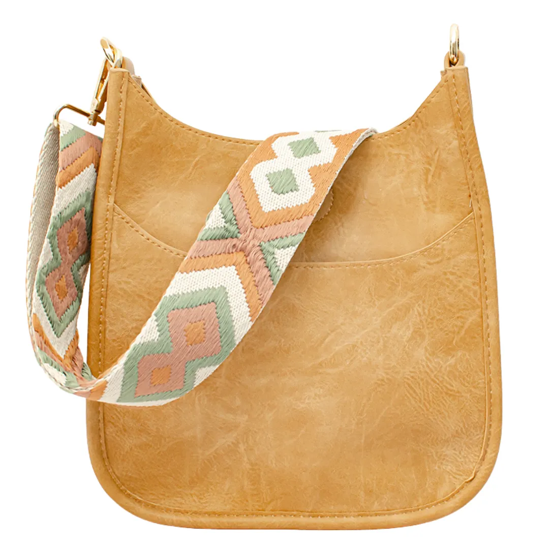 Mini Guitar Strap Purse - Mini Faux Leather Messenger - Monogrammable Cross Body Purse - 5 Colors