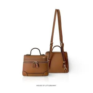 Mini Kate Backpack Brown PU