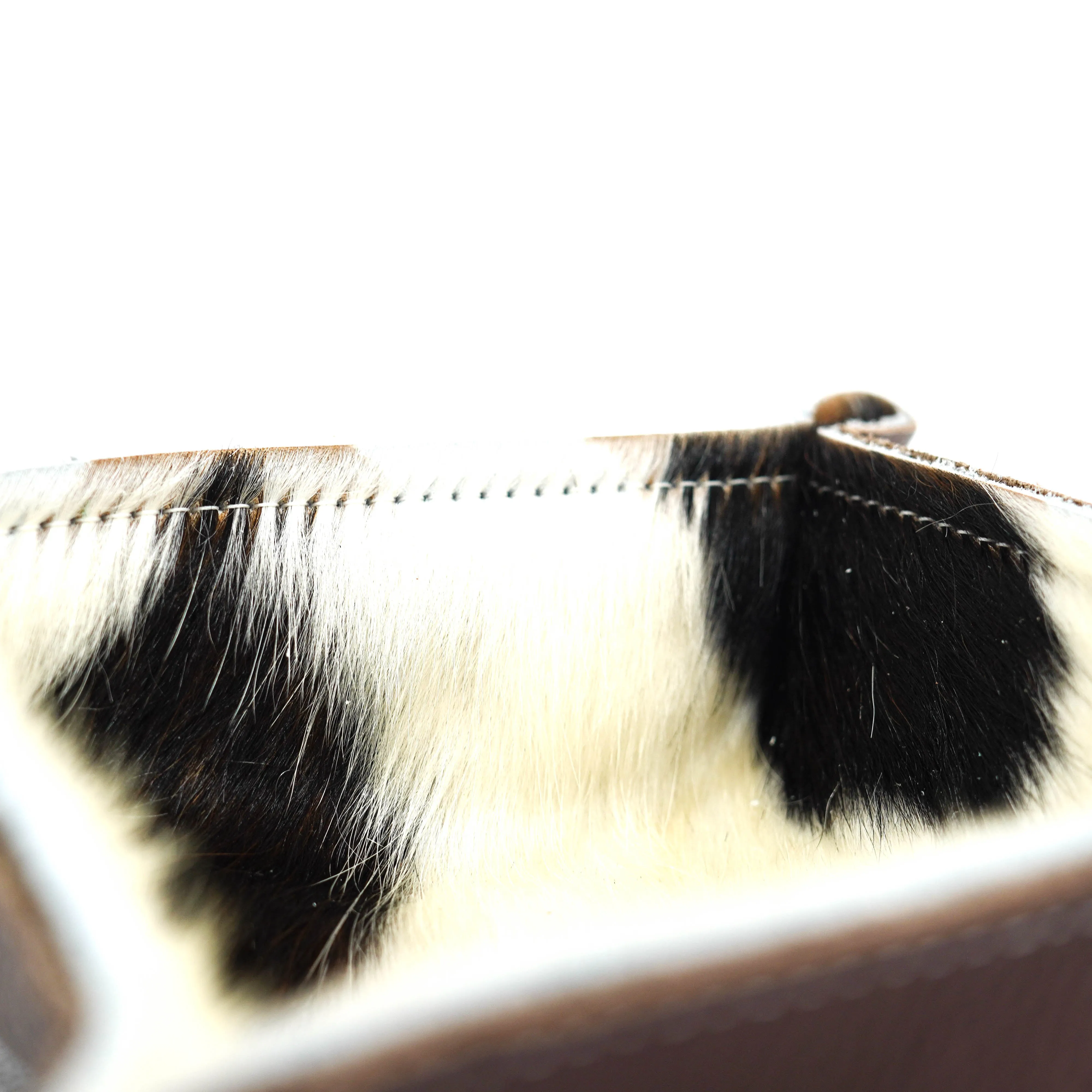 Mini Tray - Pebbled Chocolate Leather w/ Tricolor